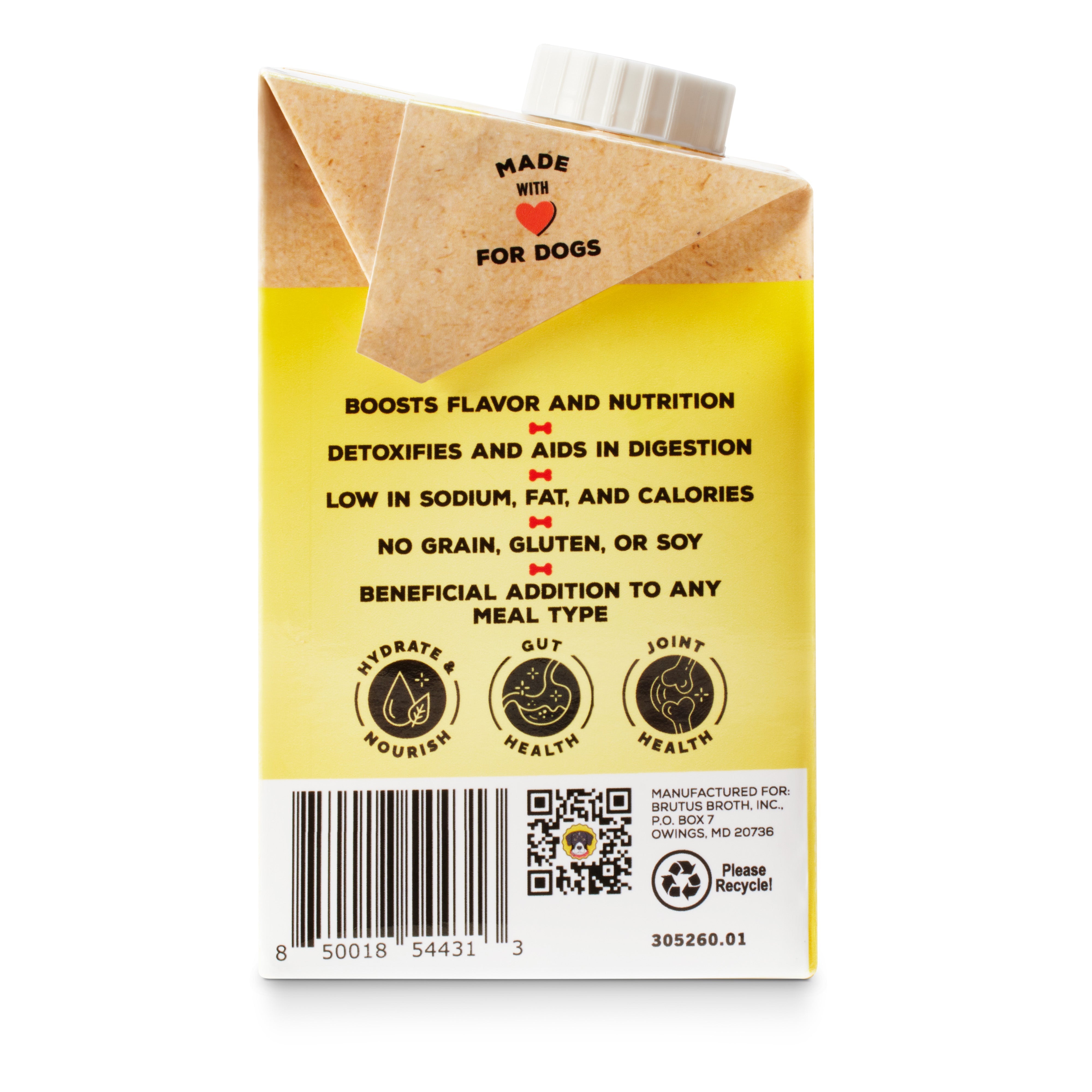 Natural Mini Hip & Joint Formula - Chicken Bone Broth