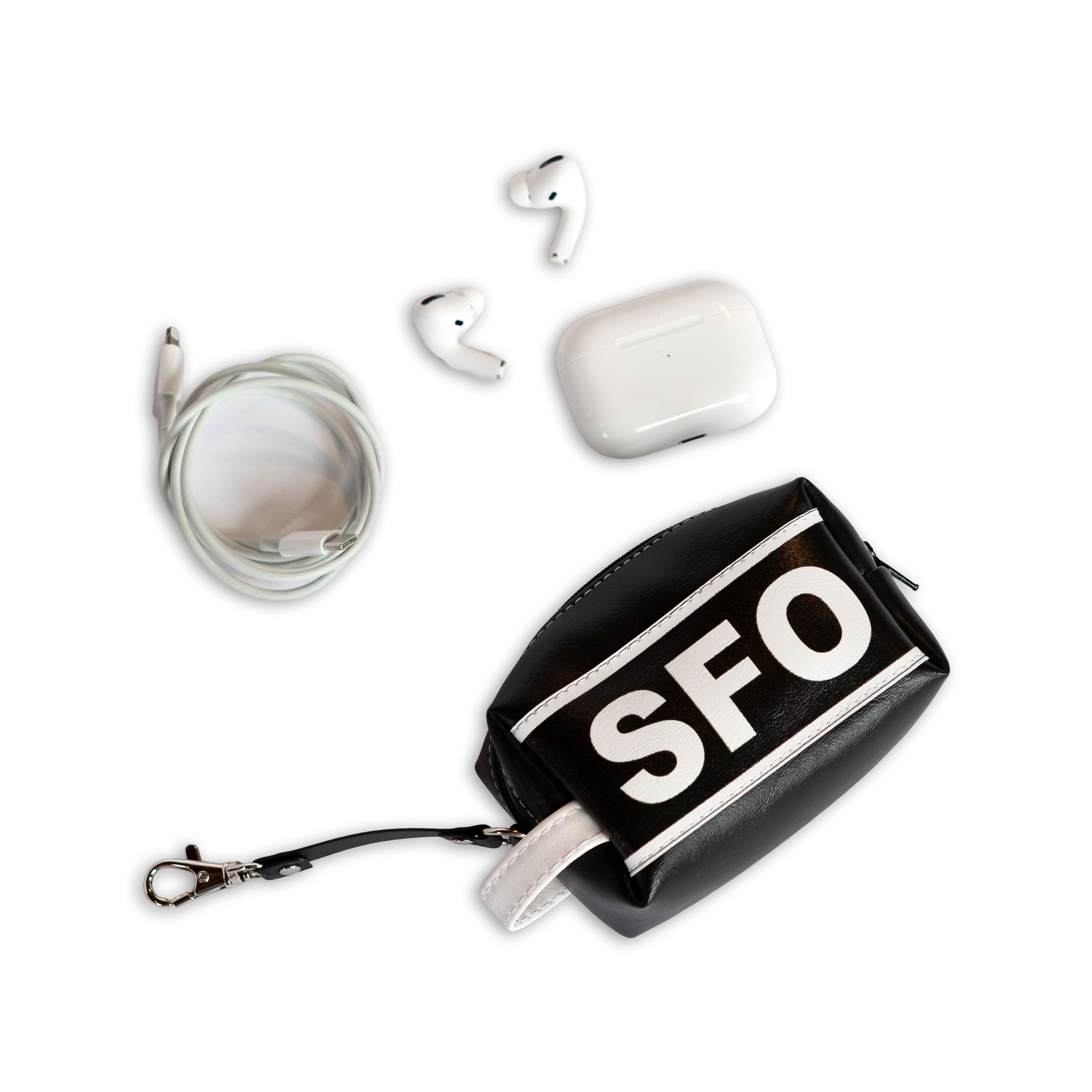 City Abbreviation Mini Bag Keychain - Choose Your City