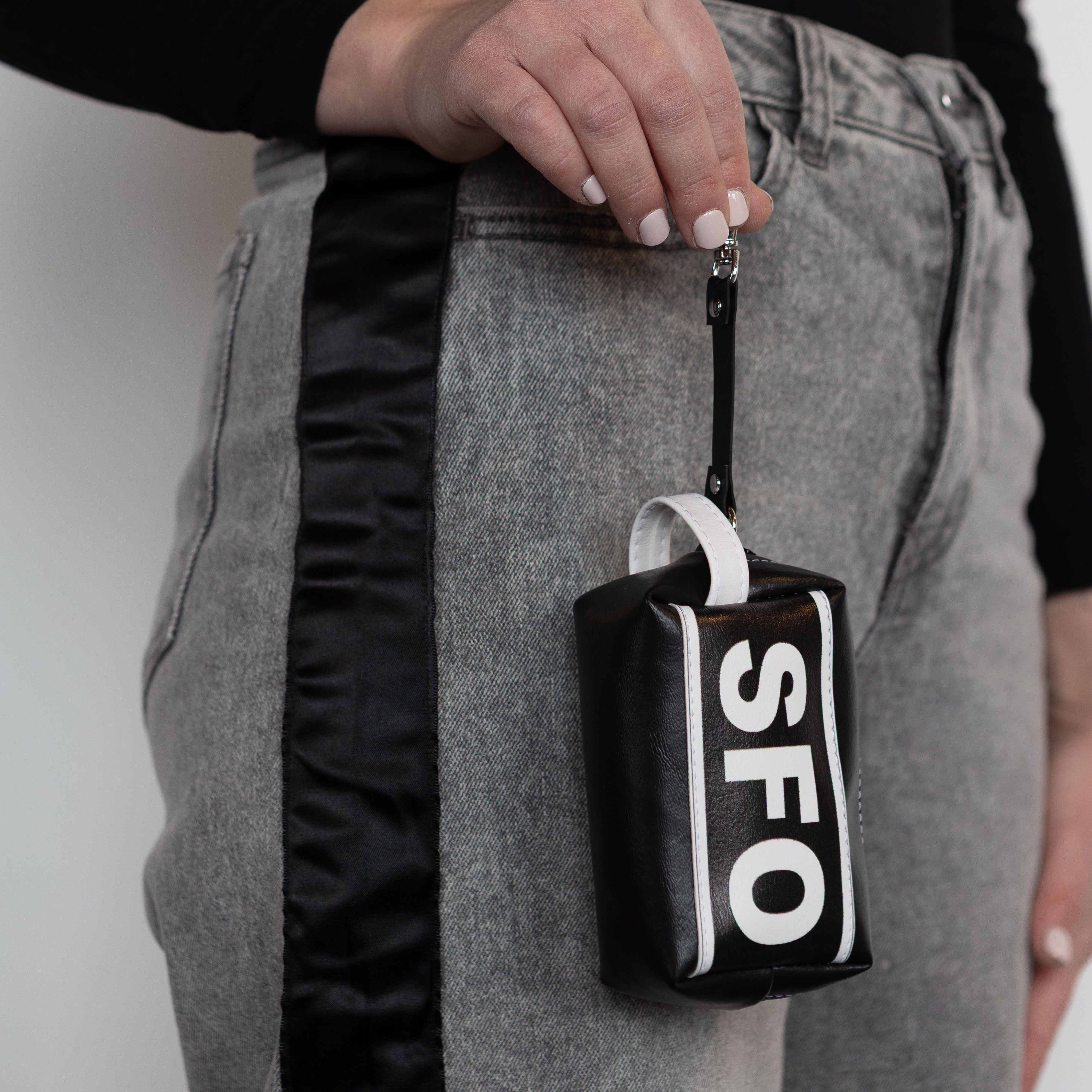 City Abbreviation Mini Bag Keychain - Choose Your City