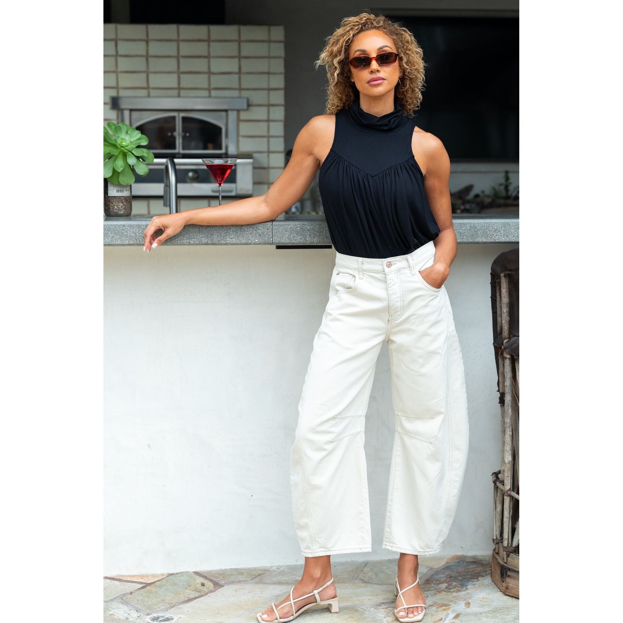 Mocktail Mock Turtleneck with Light Hug¬Æ Bra-Free Shelf