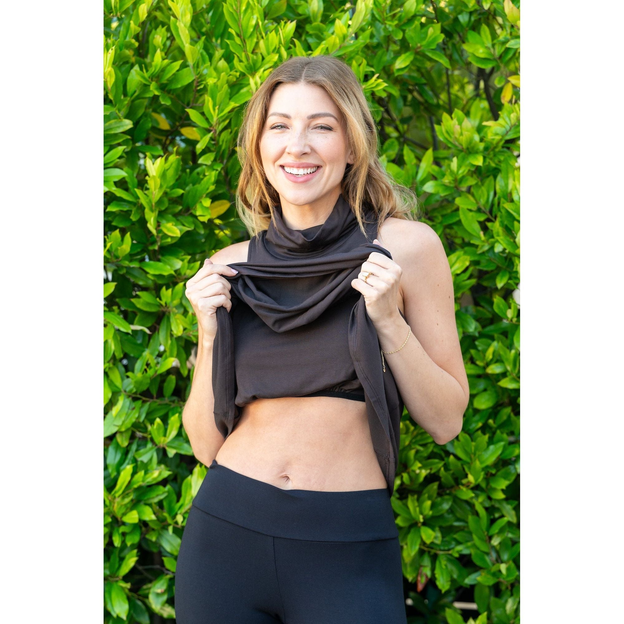 Mocktail Mock Turtleneck with Light Hug¬Æ Bra-Free Shelf