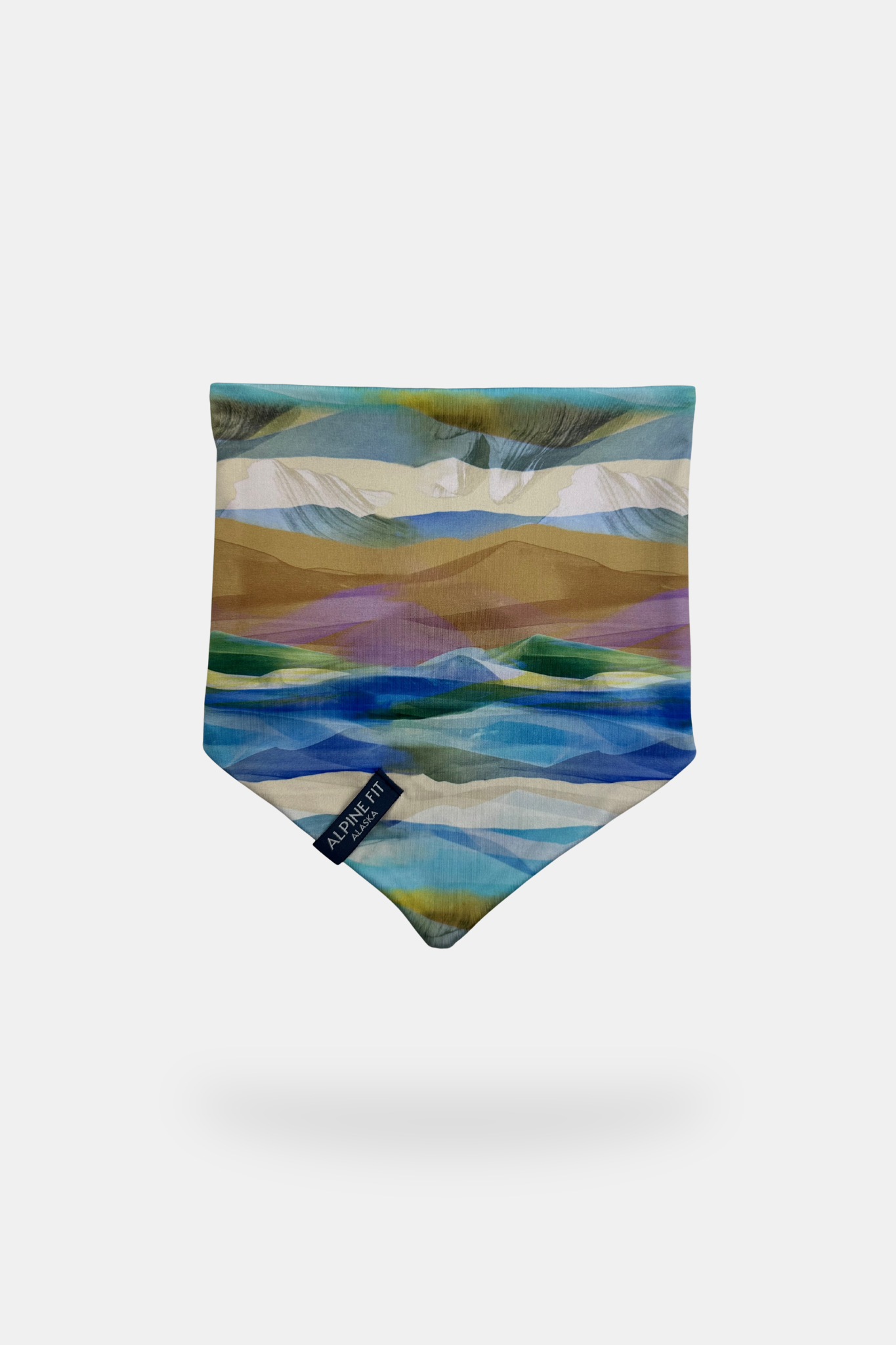 Mountain Recycled Fleece V Front Neck Warmer