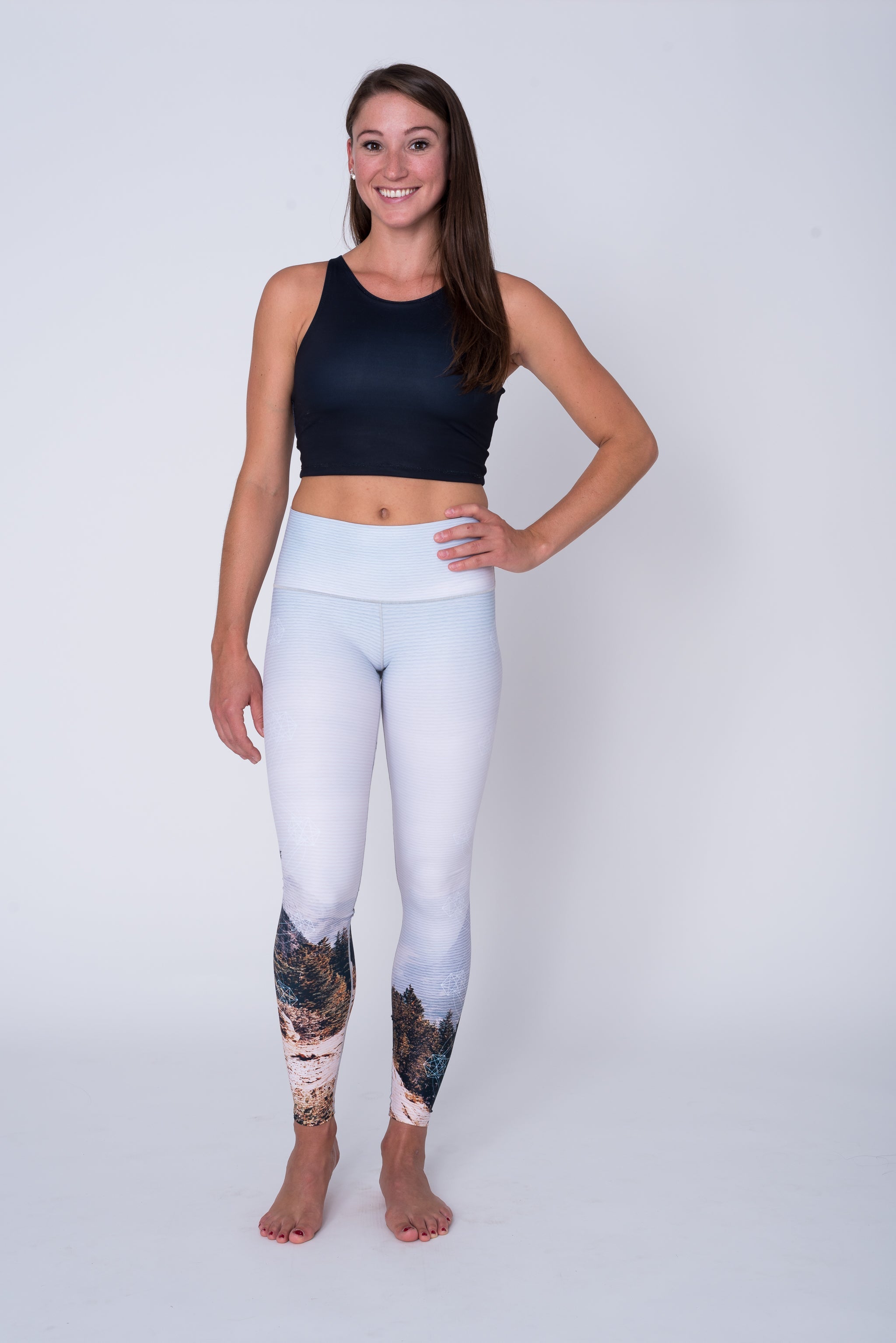 Eco-Friendly Mountain Vista Yoga Pants