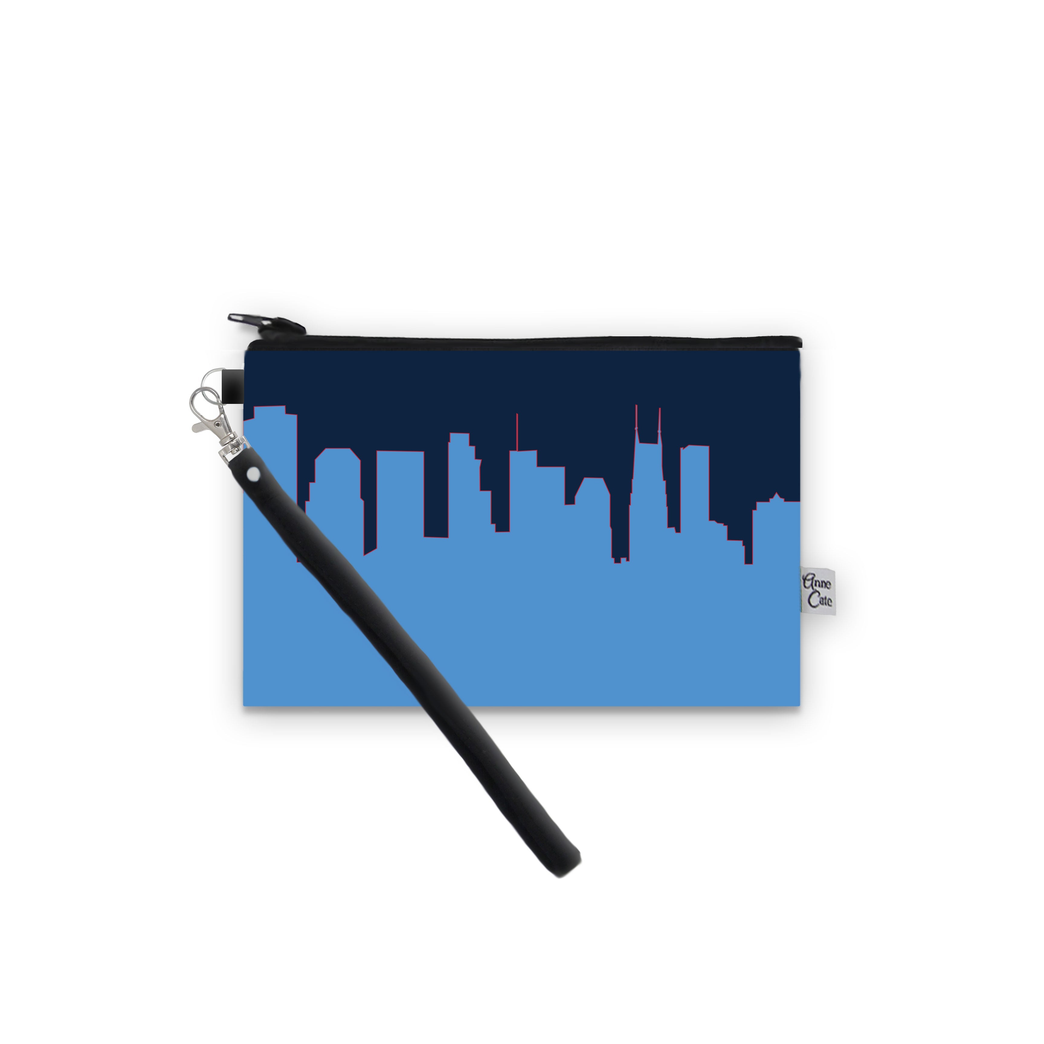 Football Stadium Skyline Game Day Wristlet