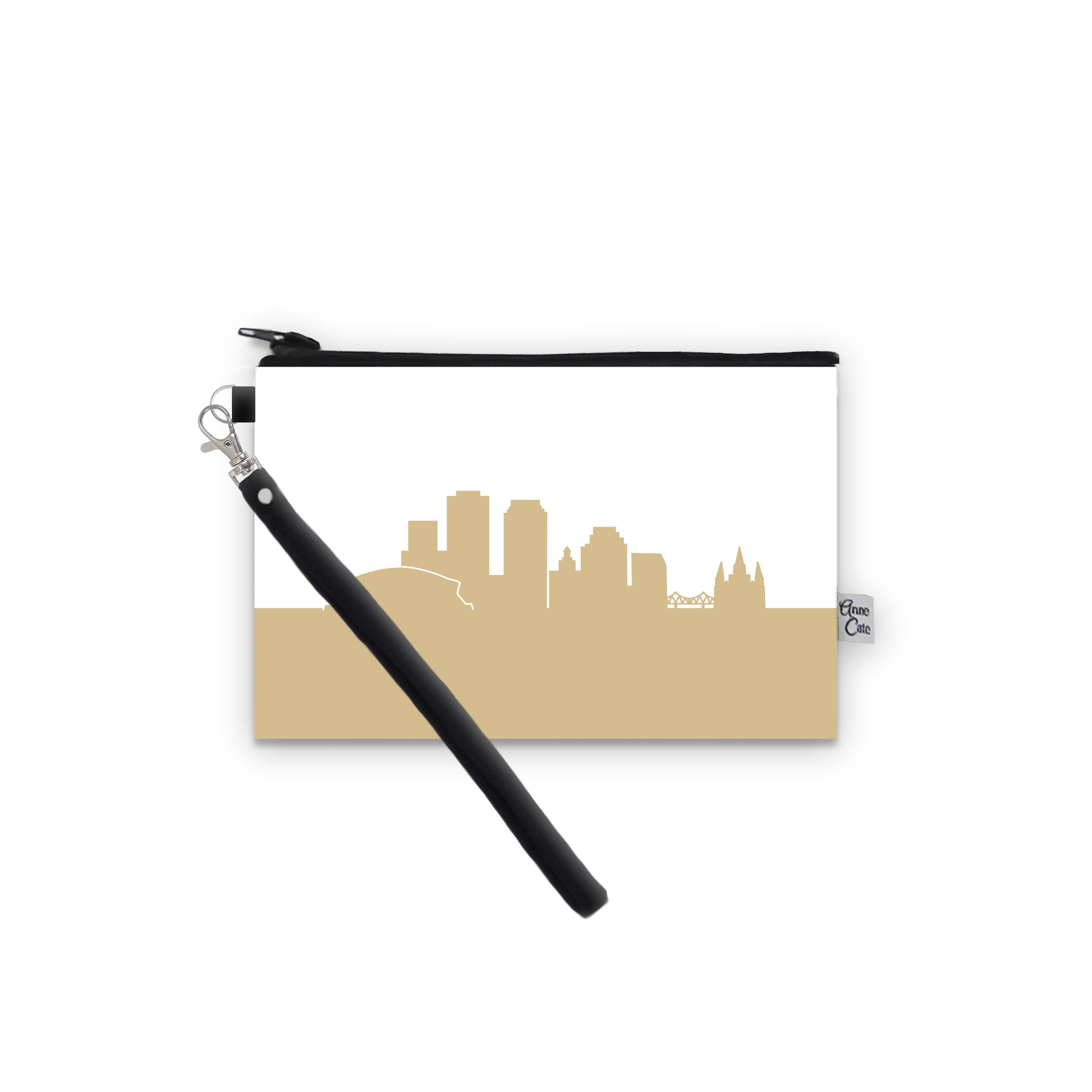 Football Stadium Skyline Game Day Wristlet