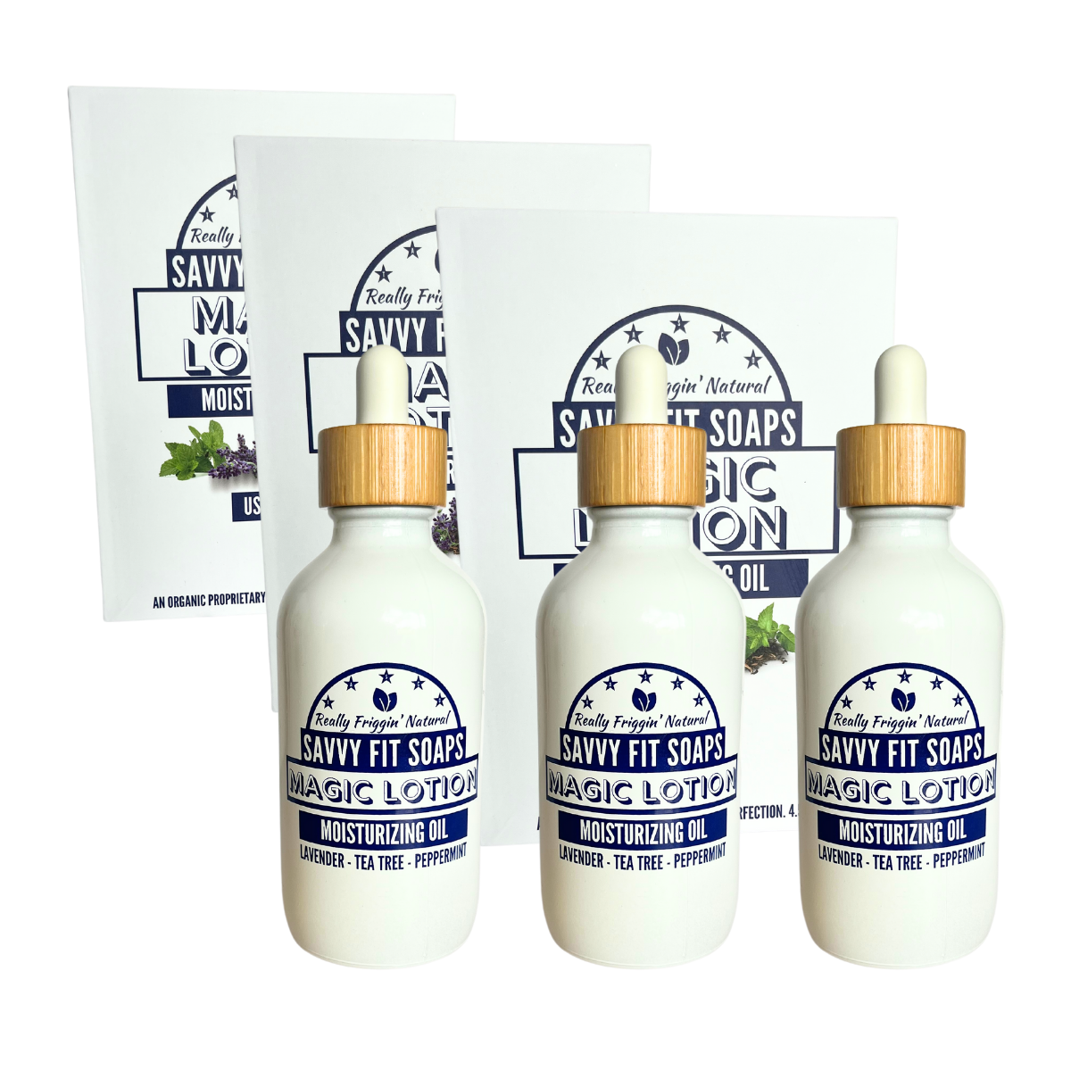 Magic Lotion 3 Pack - Natural Sun Protection & Bug Repellant