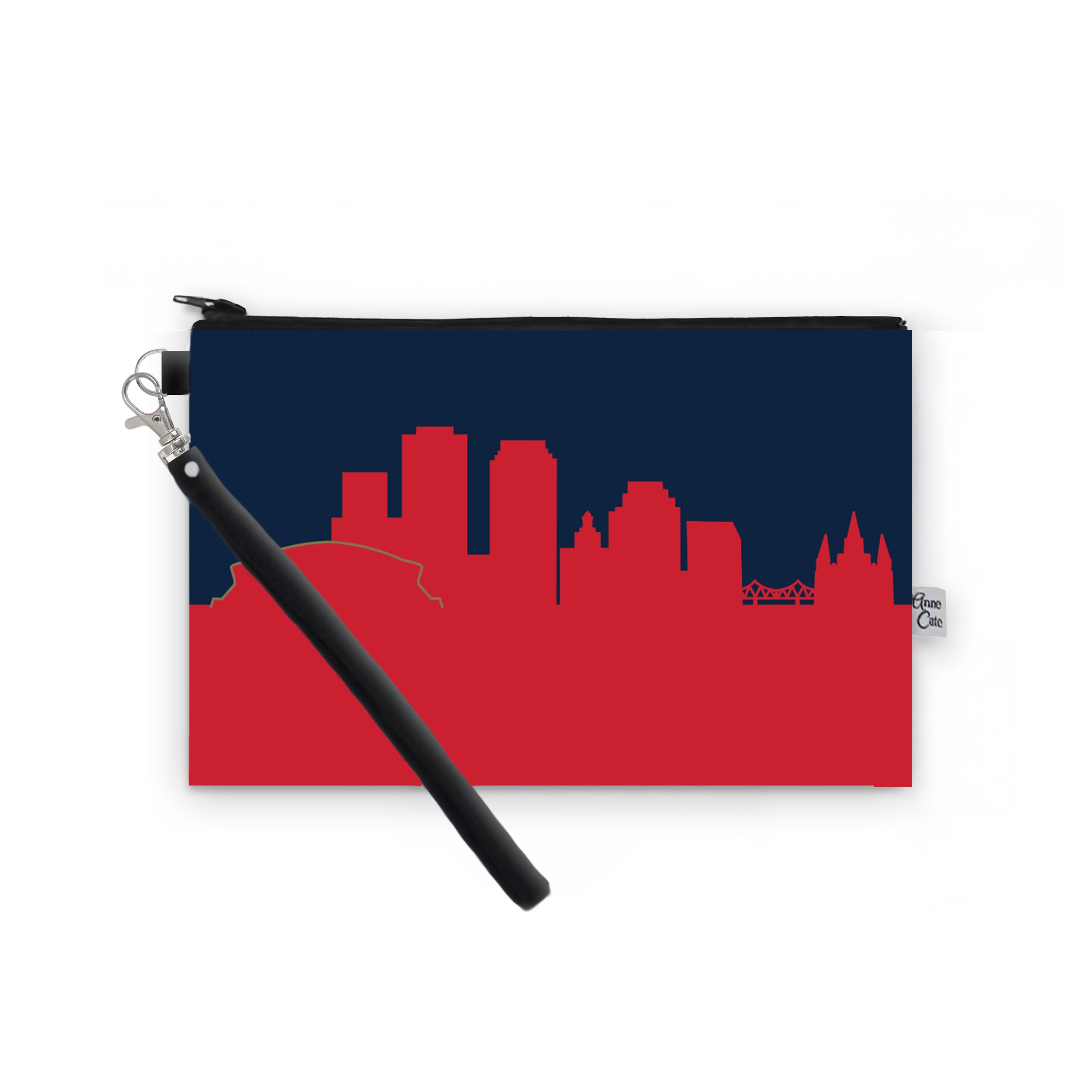 Basketball Arena Skyline Game Day Wristlet