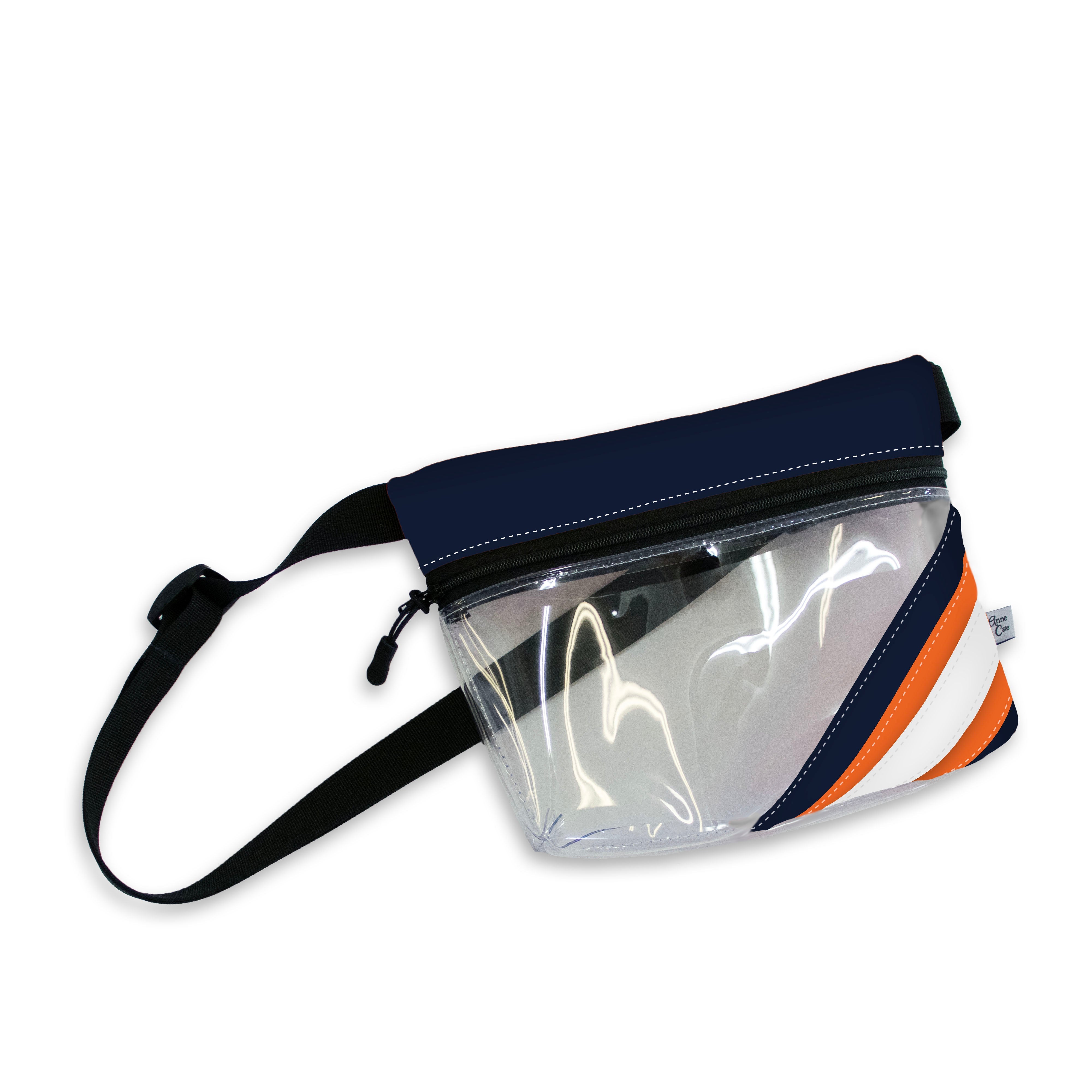 Collegiate Football Stadium Clear Stripe Game Day Fanny Pack