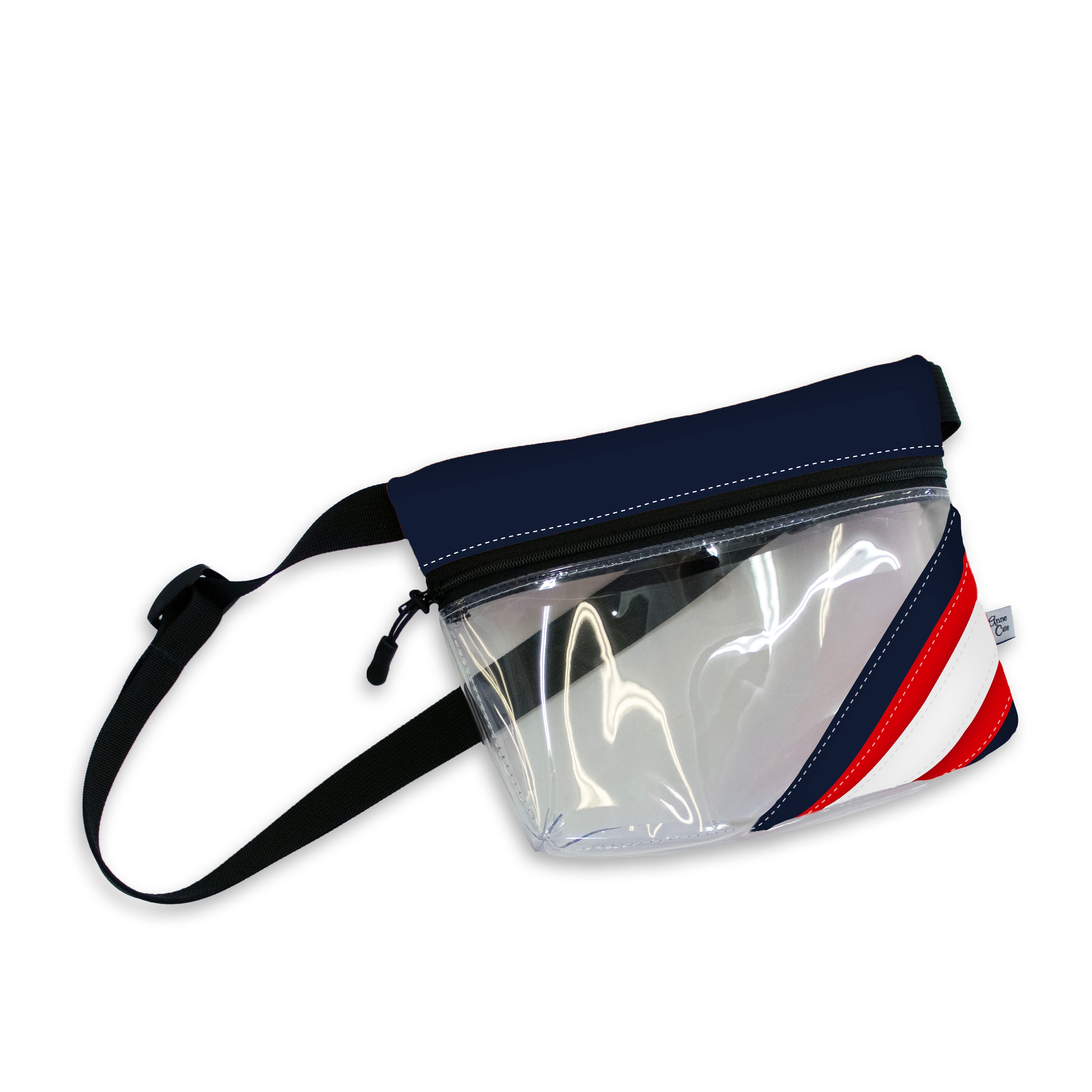 Baseball Ballpark Clear Stripe Game Day Fanny Pack