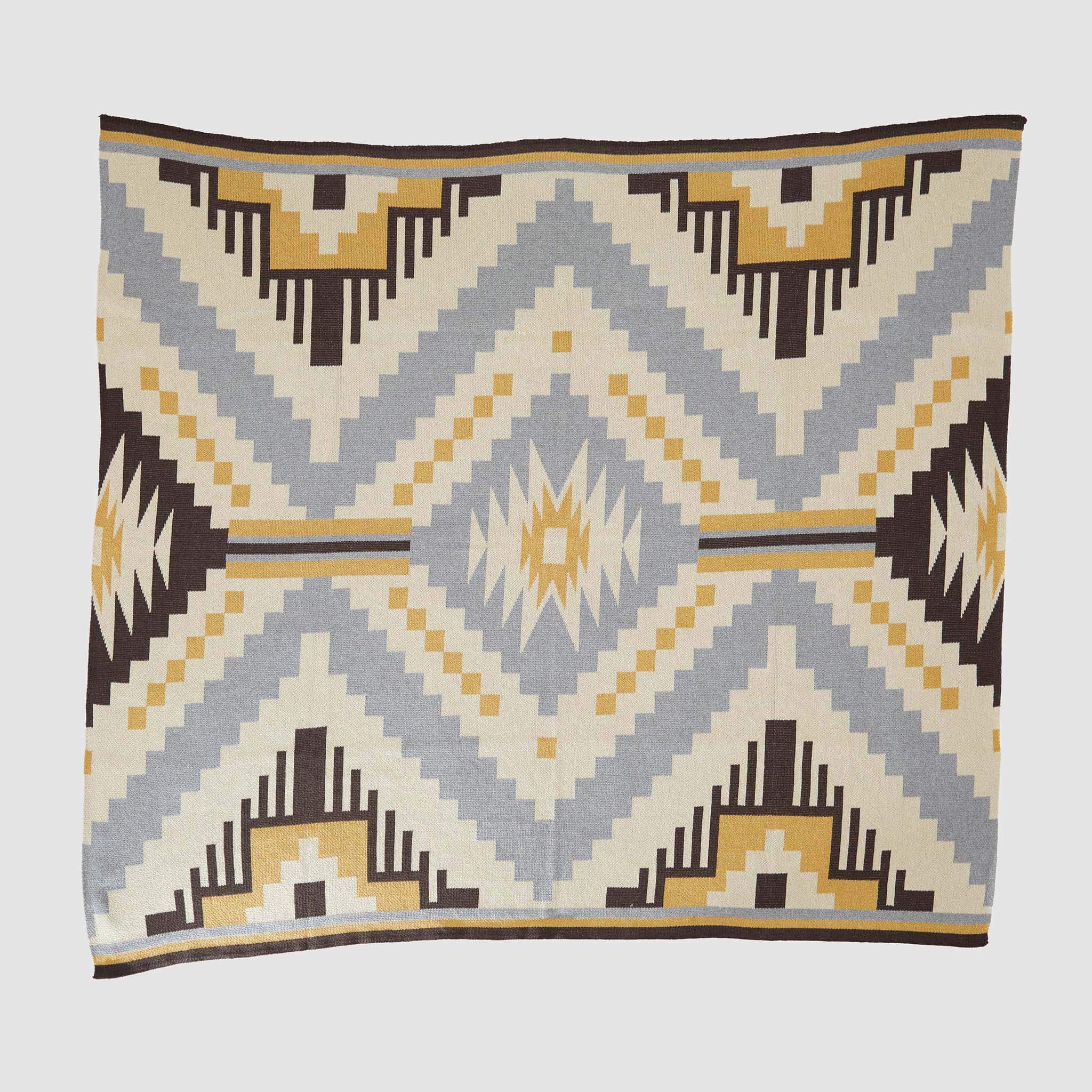 Cotton Sustainable Knit Throw Blanket - New Horizon