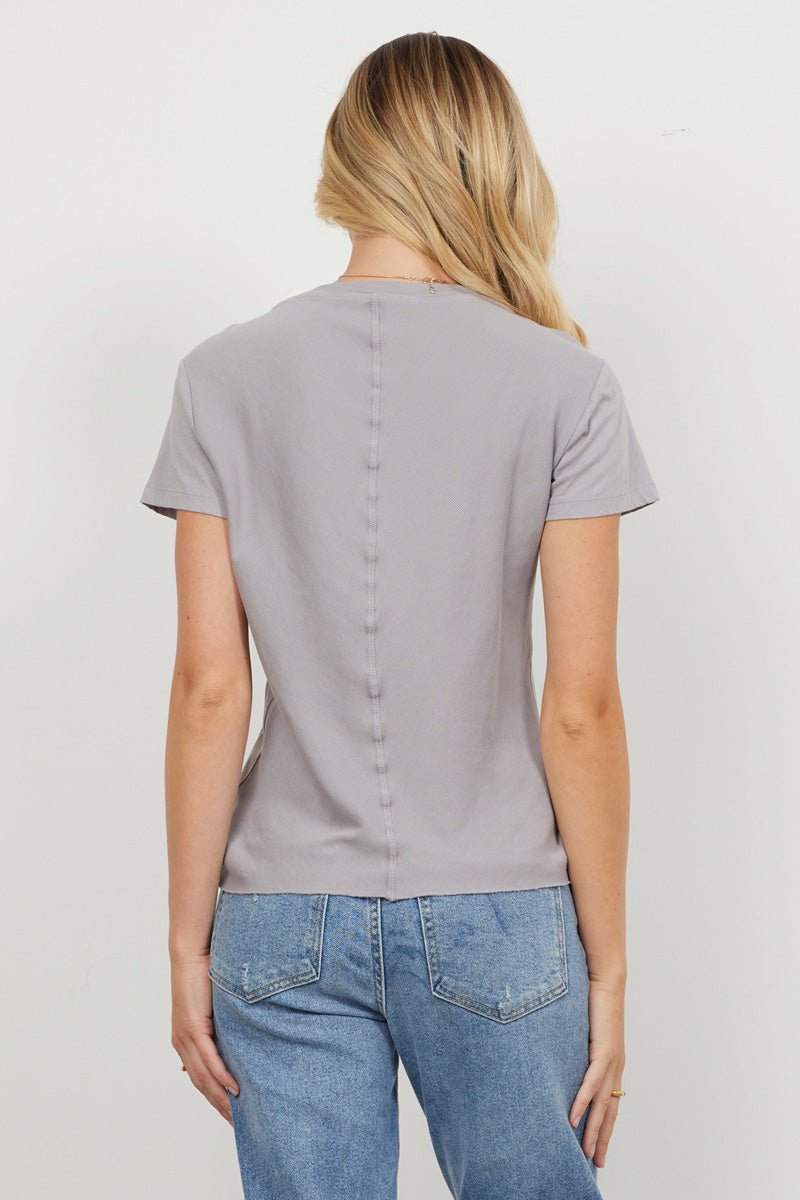 Handmade Winston Organic Cotton Mitered Back Tee - FINAL SALE