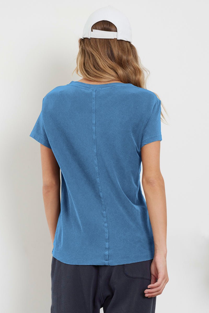 Handmade Winston Organic Cotton Mitered Back Tee - FINAL SALE