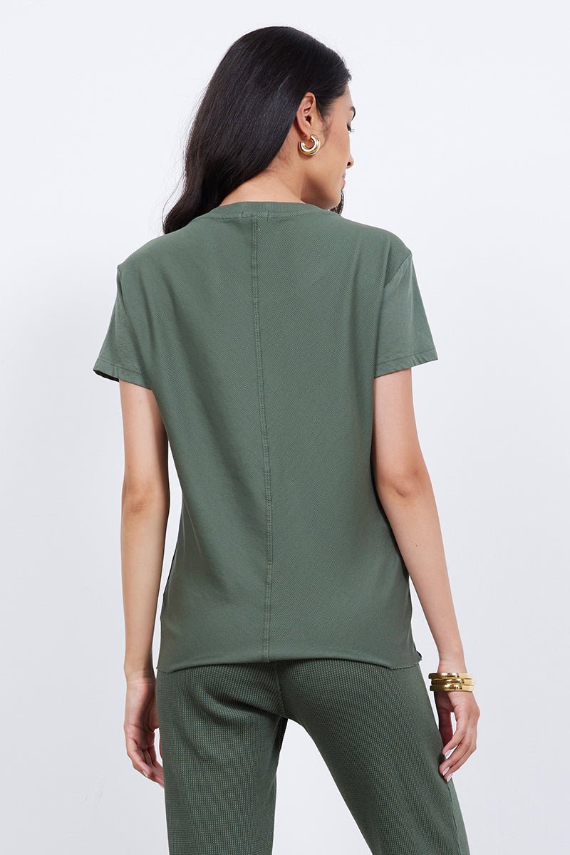 Handmade Winston Organic Cotton Mitered Back Tee - FINAL SALE