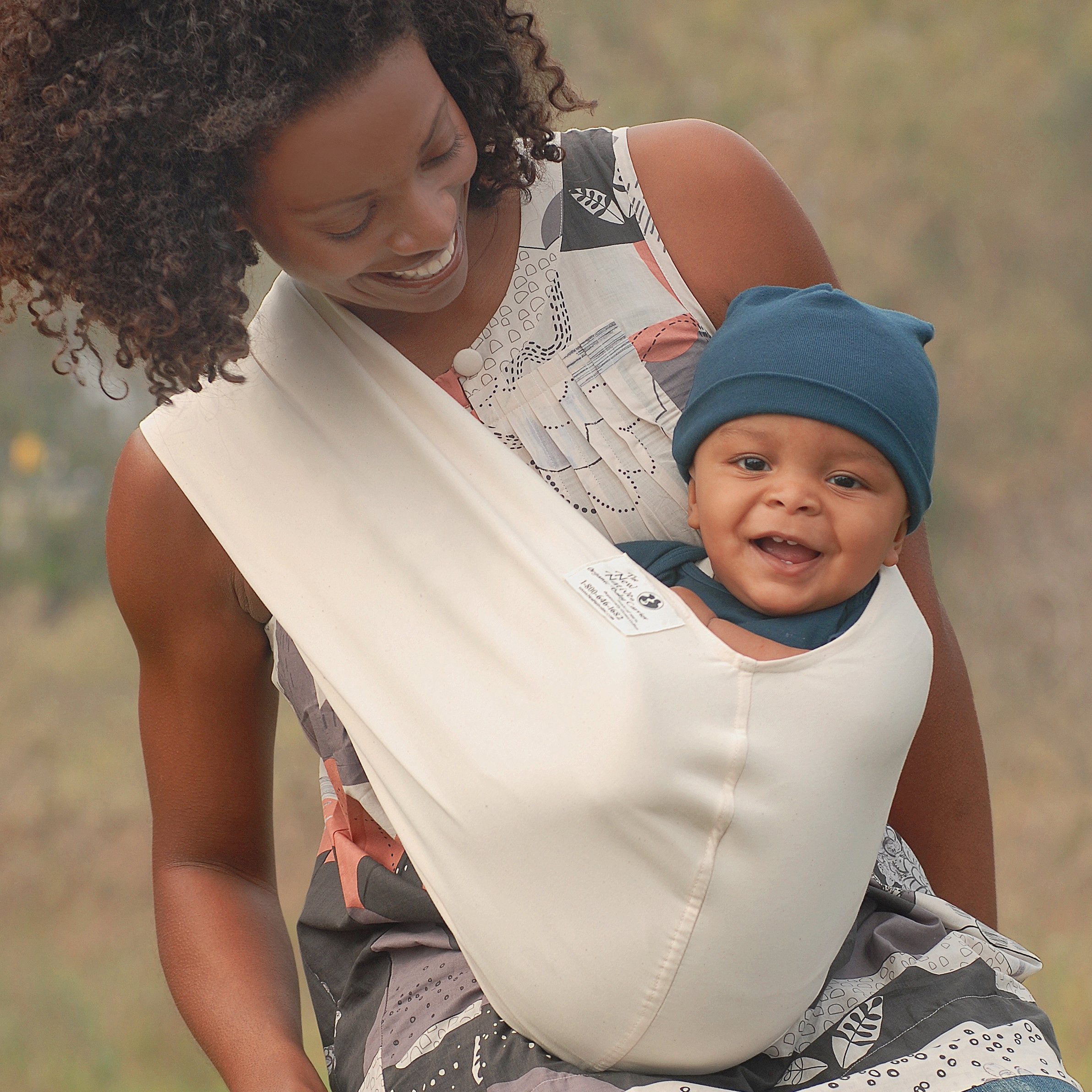 Organic Cotton Baby Carrier Sling - Natural