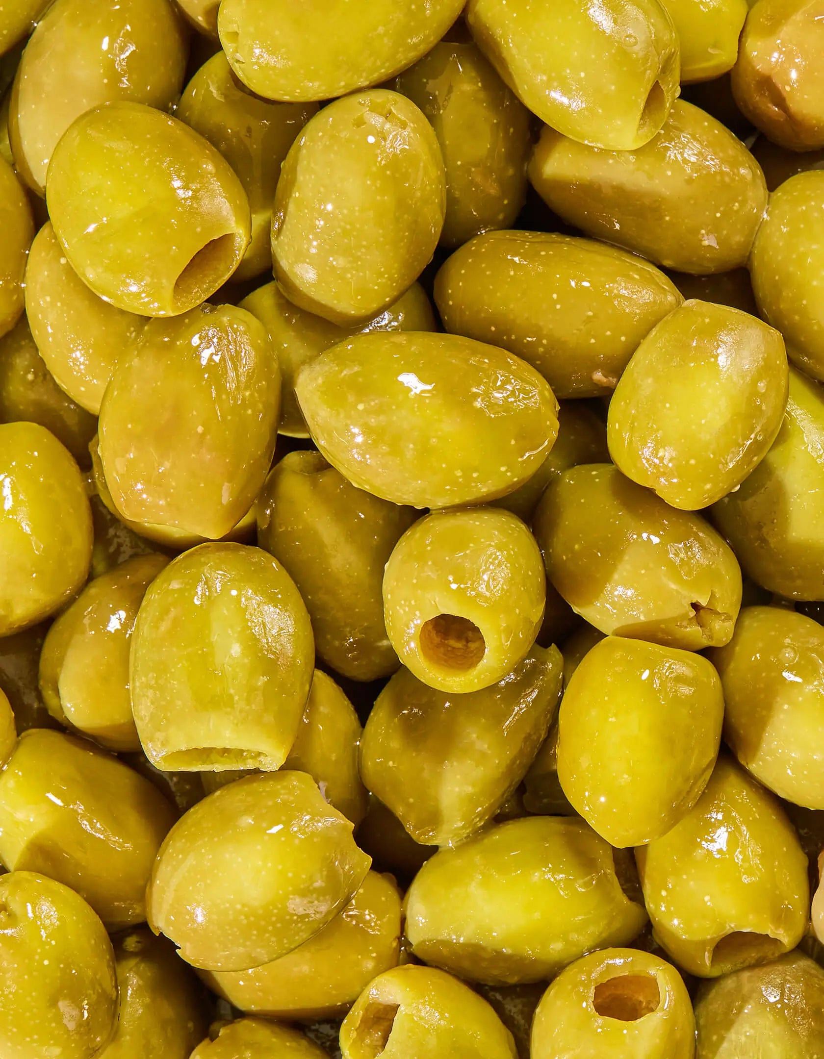 EVOO Marinated Original Pitted Green Olives - (6) 4oz Pouches