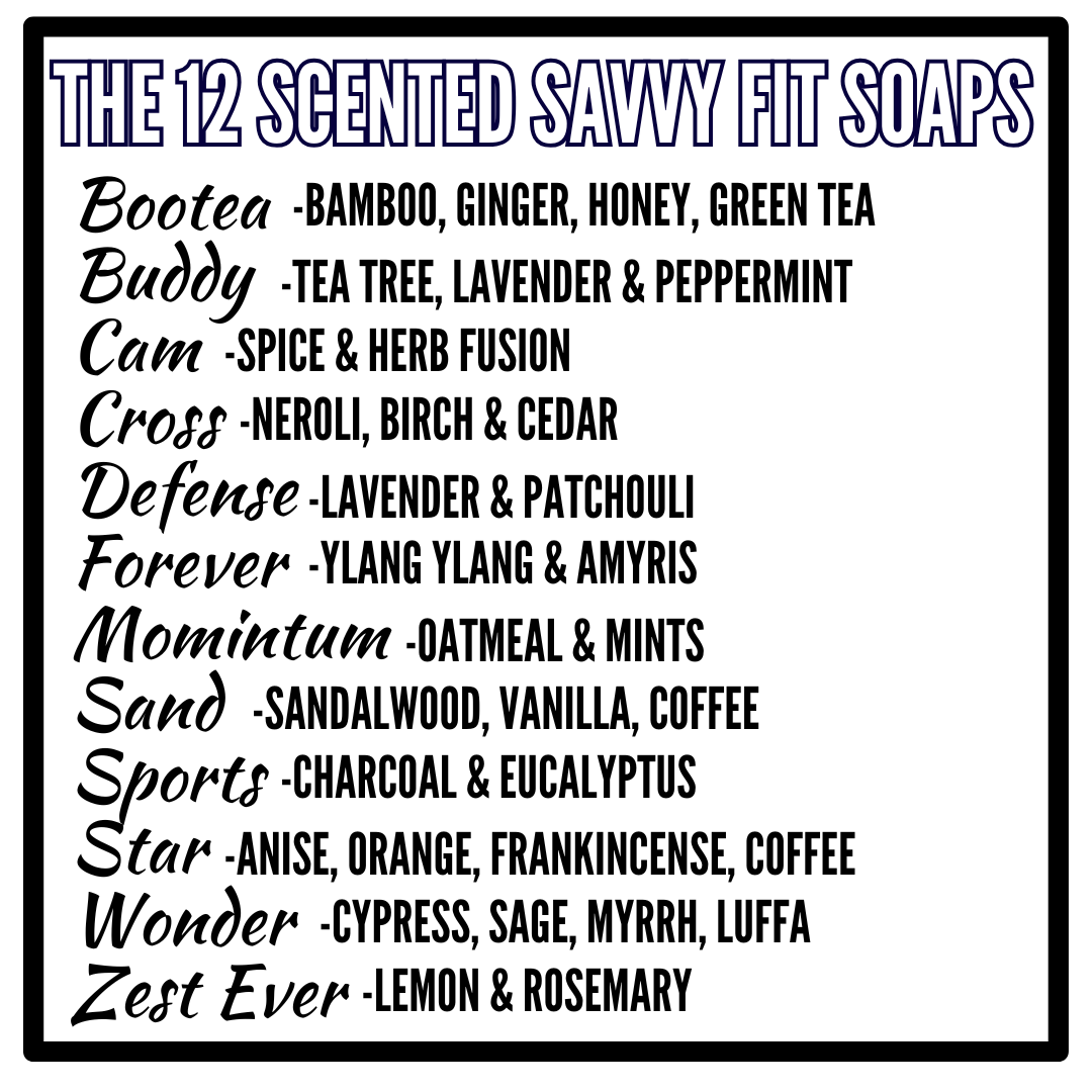Natural Bar Soap Bundle - 12 Bars, 1 of Each Scented Bar