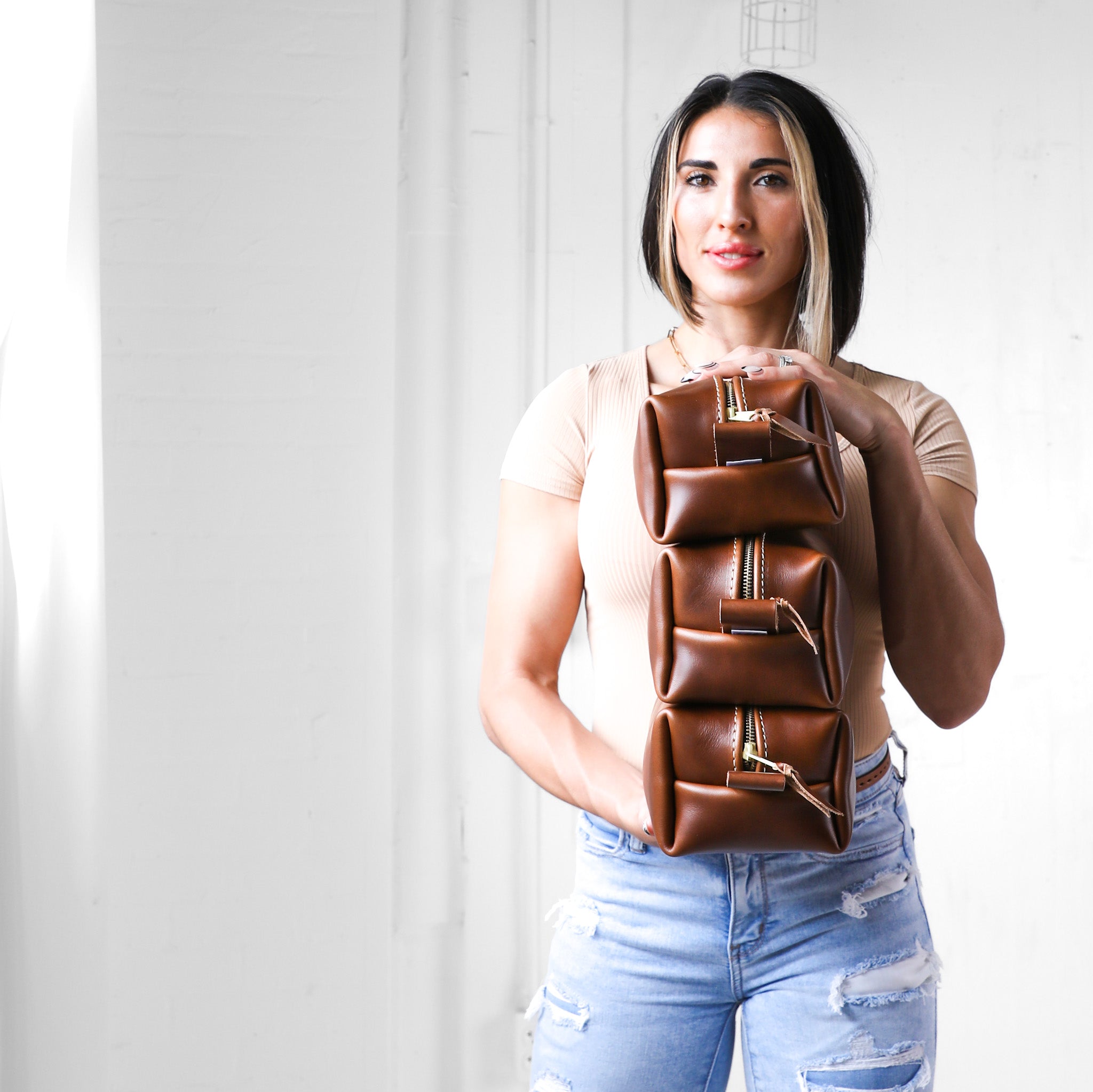 Leather Toiletry Bag