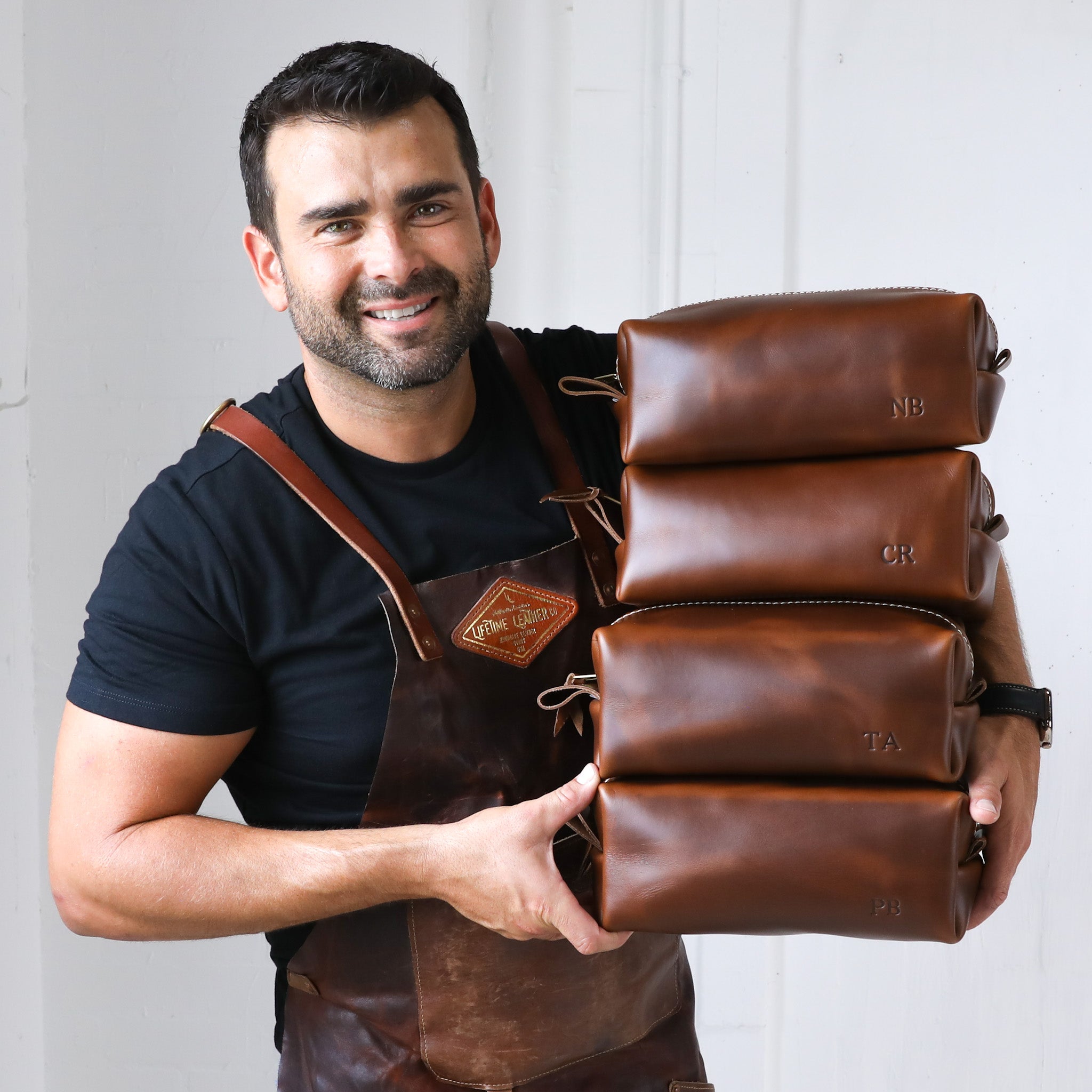 Leather Toiletry Bag