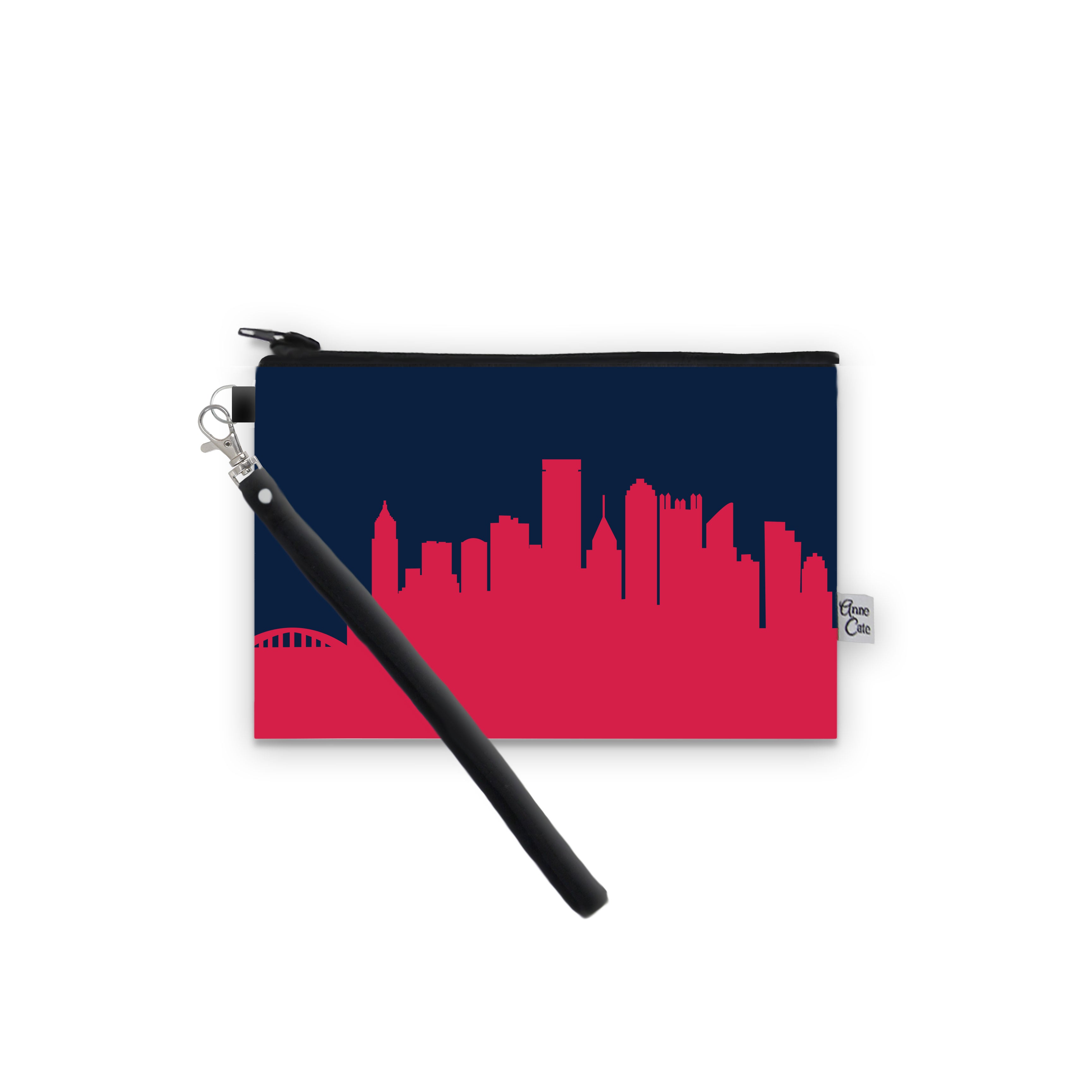 Collegiate Football Stadium Skyline Game Day Wristlet