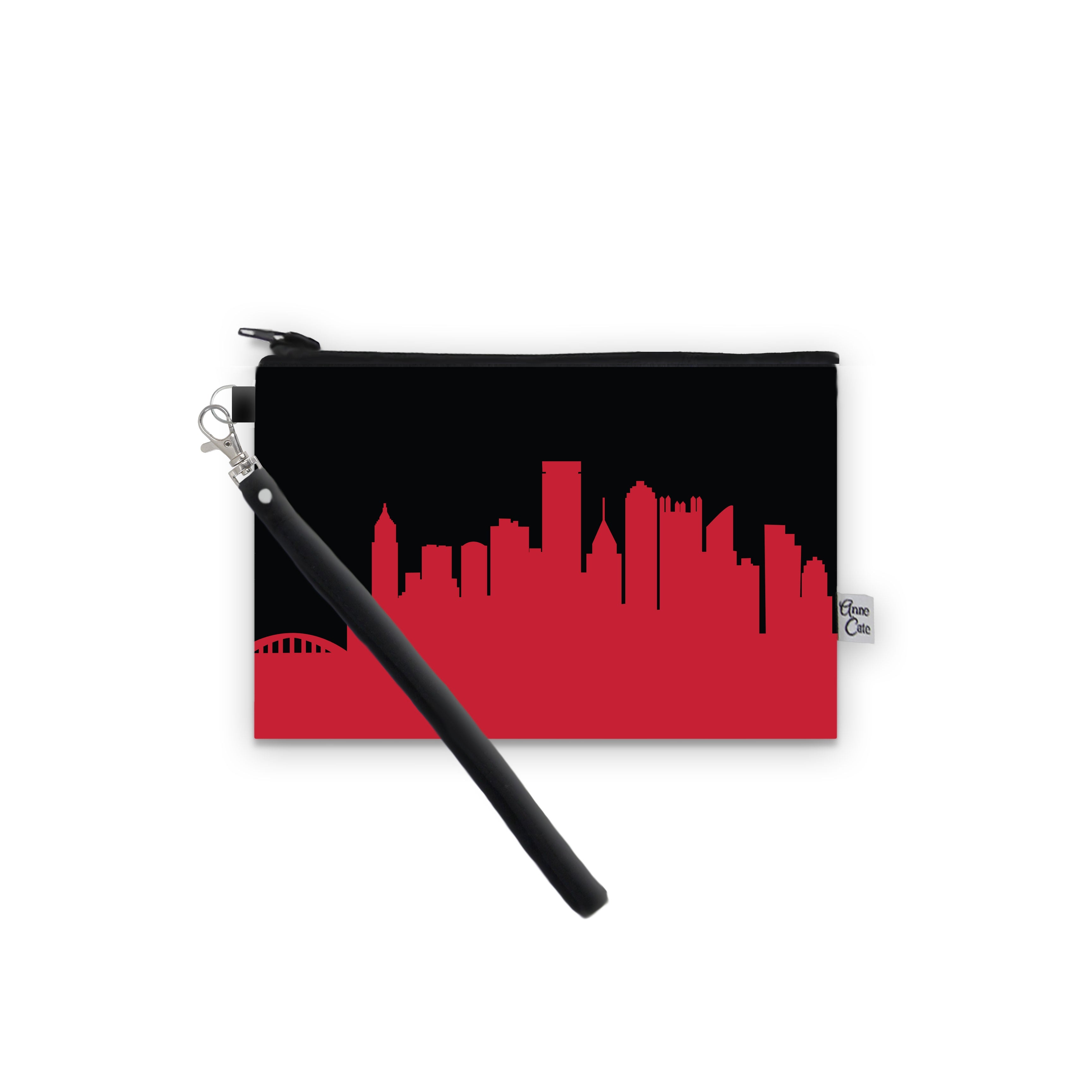 Collegiate Football Stadium Skyline Game Day Wristlet