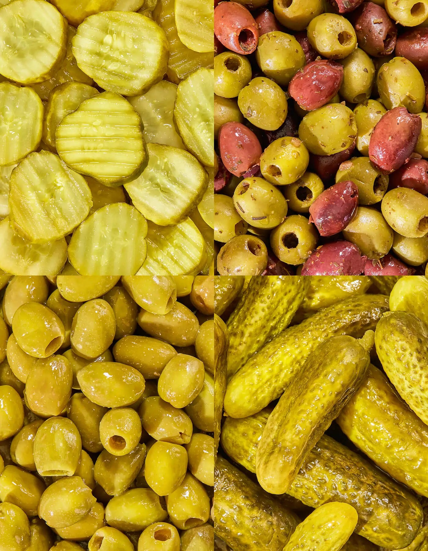 Olives & Pickles Snack Party Pack - 6 Ct