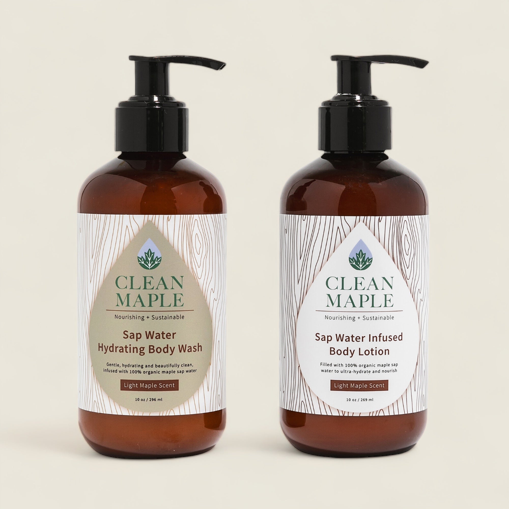 Maple Sap Hydrating Body Wash & Lotion Duo