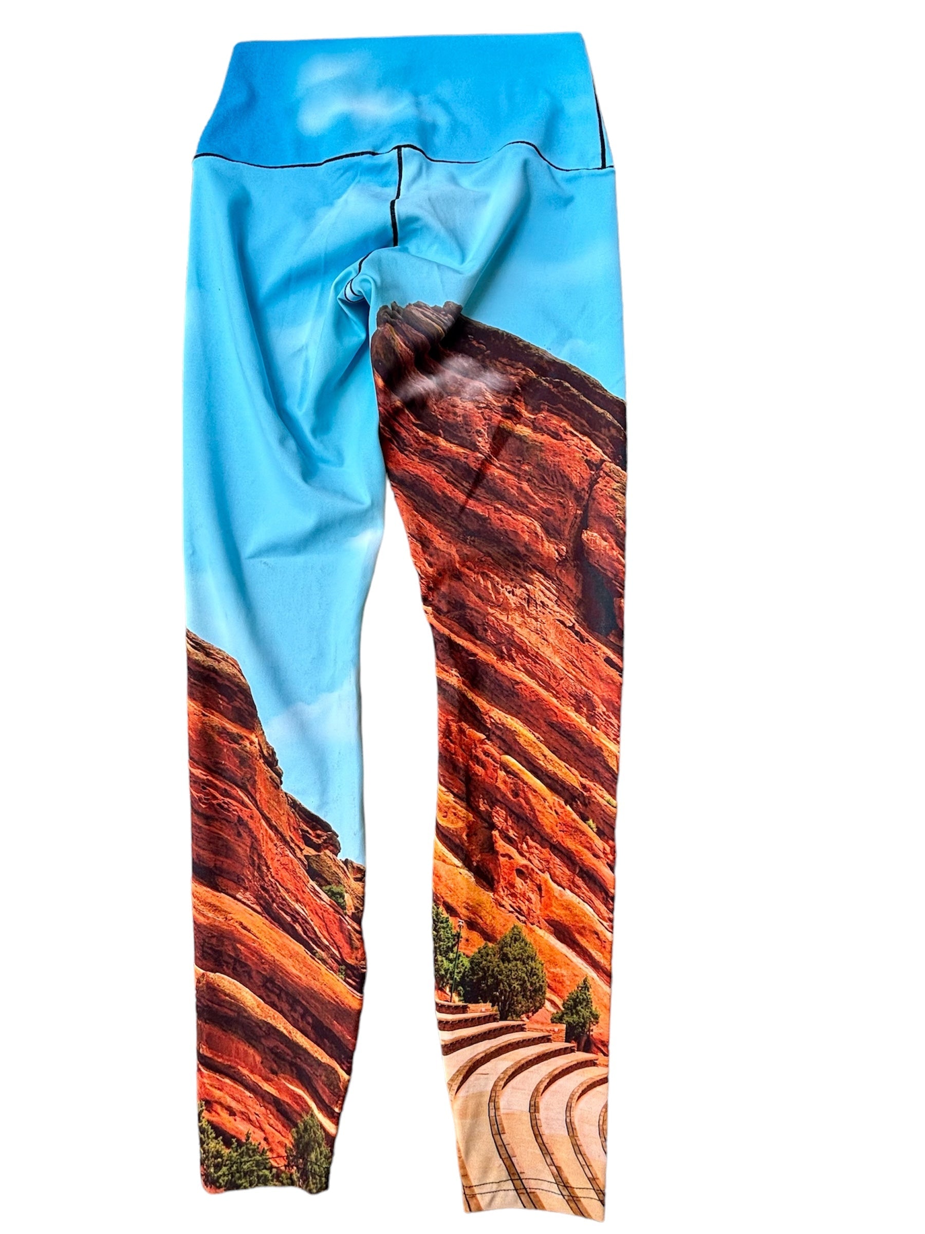 Eco-Friendly Red Rocks Daytime Yoga Pants