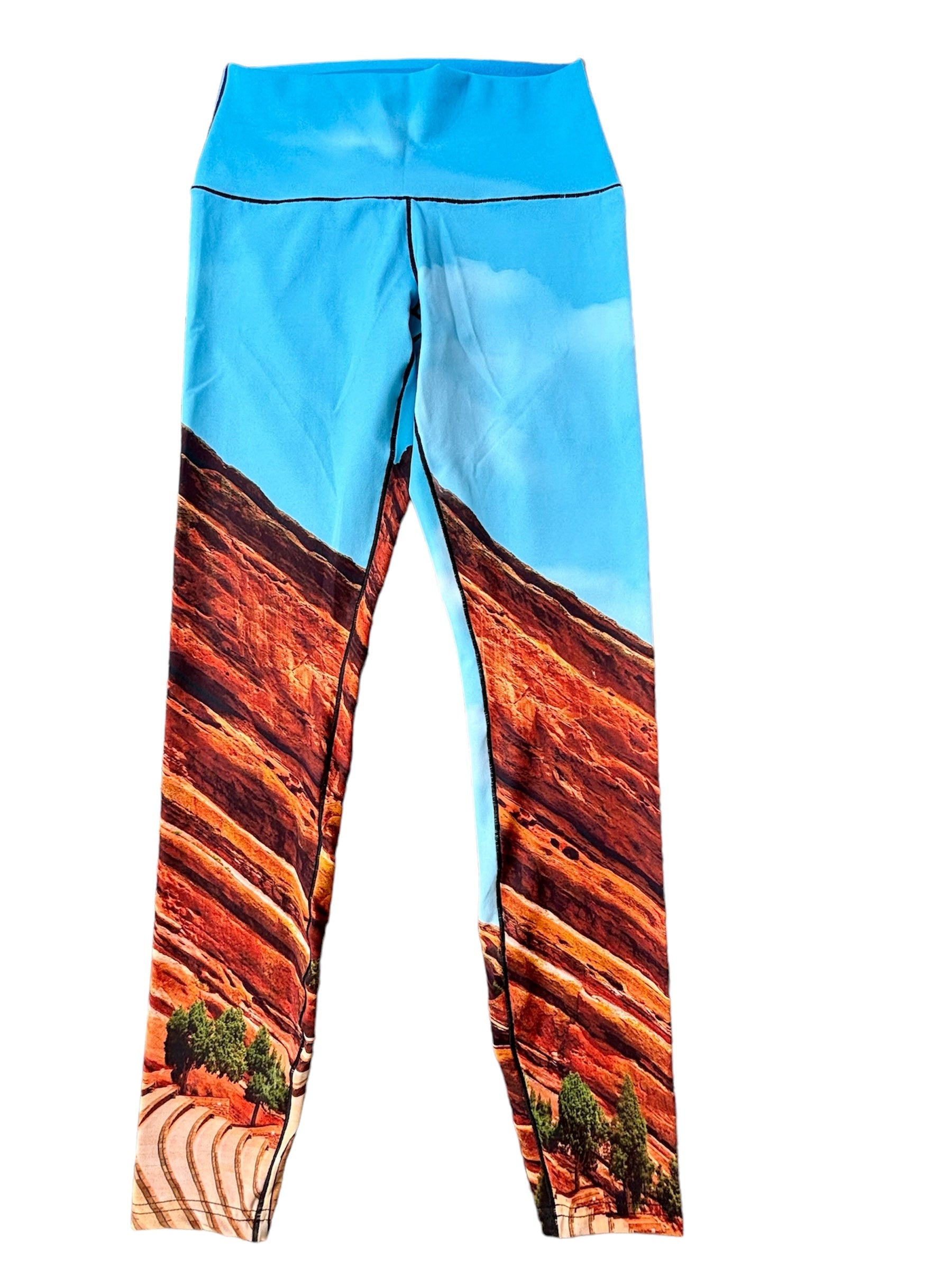 Eco-Friendly Red Rocks Daytime Yoga Pants