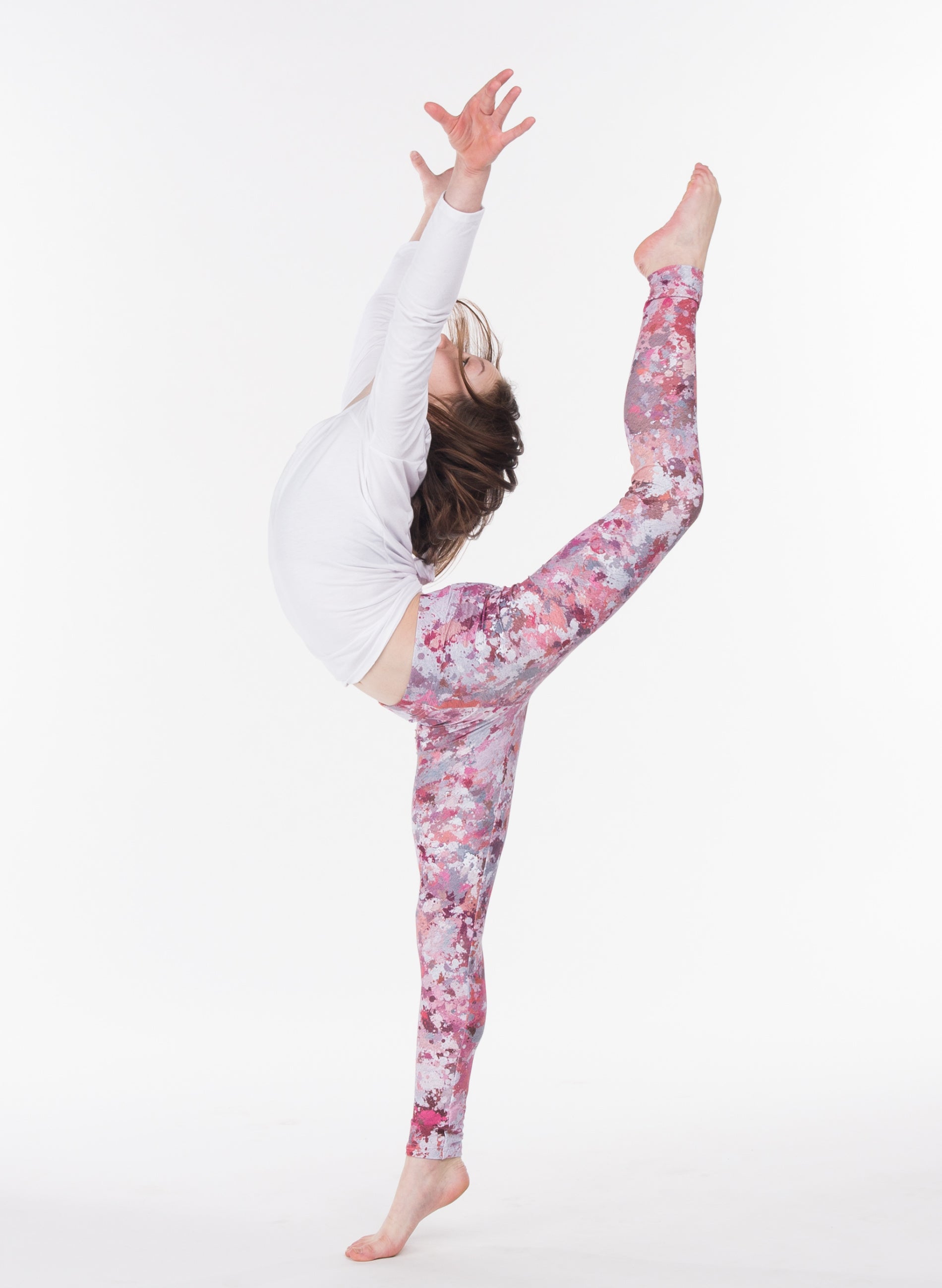 Kids Eco-Friendly Pink Bliss Yoga Pants