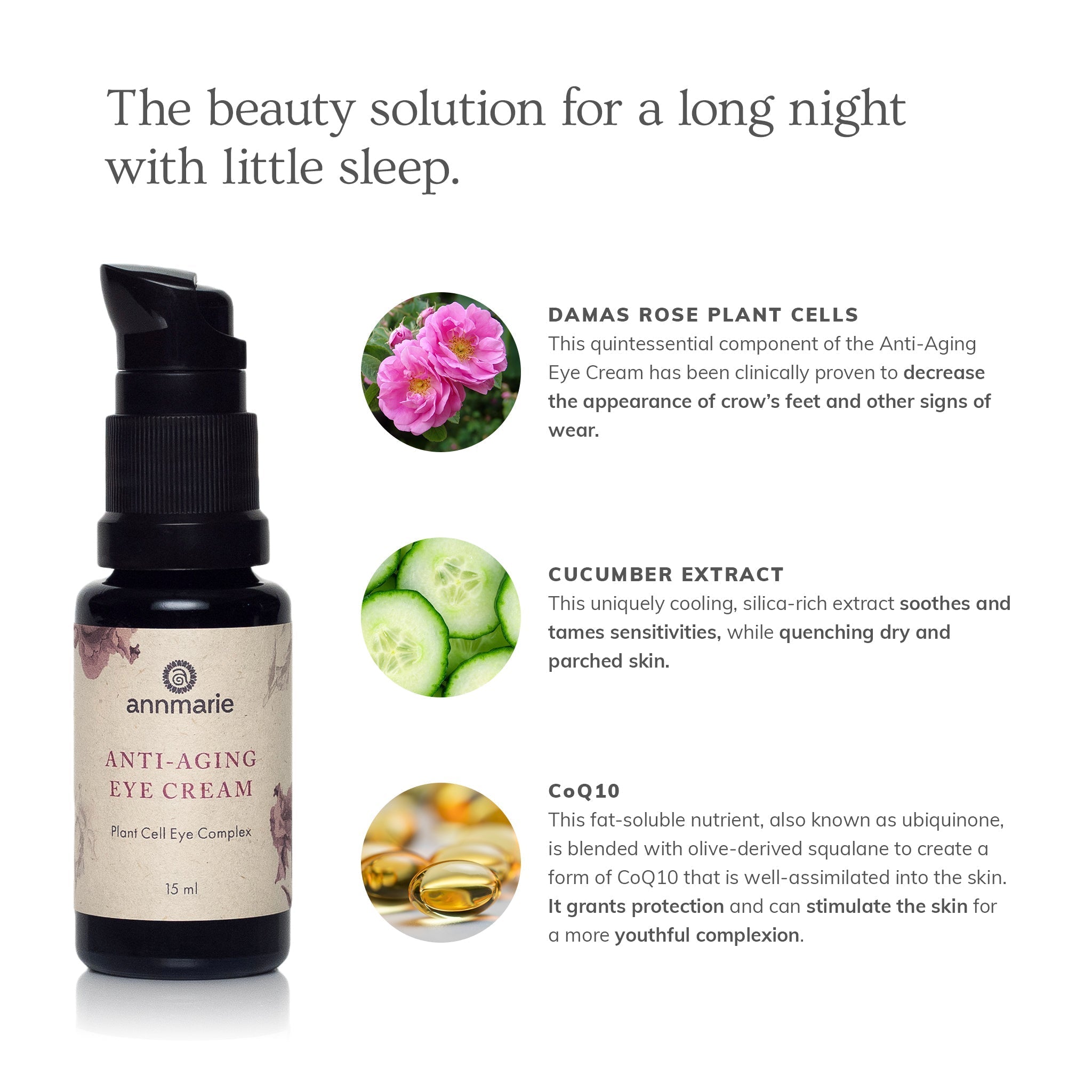 Anti-Aging Green Tea Goji Berry Eye Cream - 0.5 Oz
