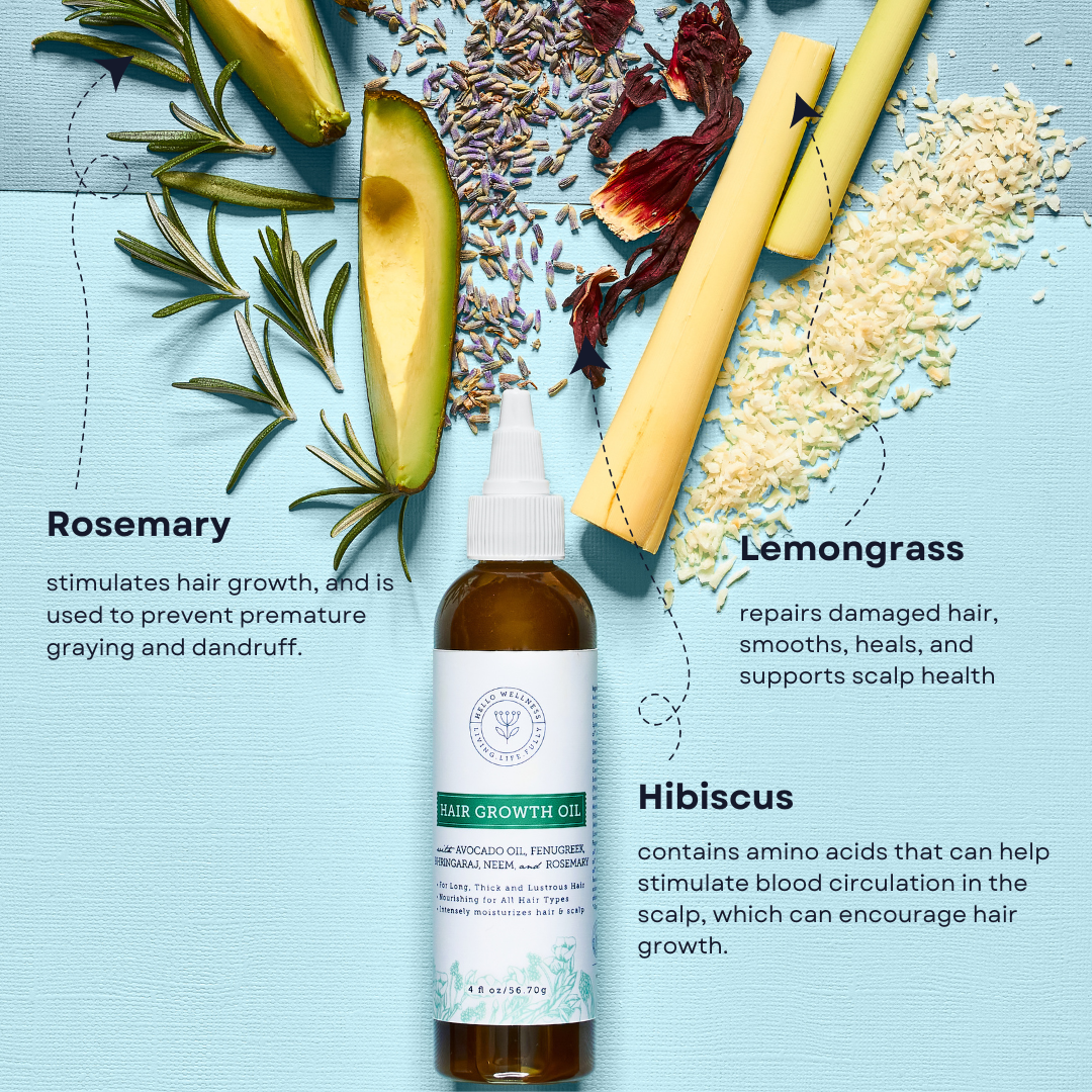 Intensely Moisturizing Hair Growth Oil - 4 Oz