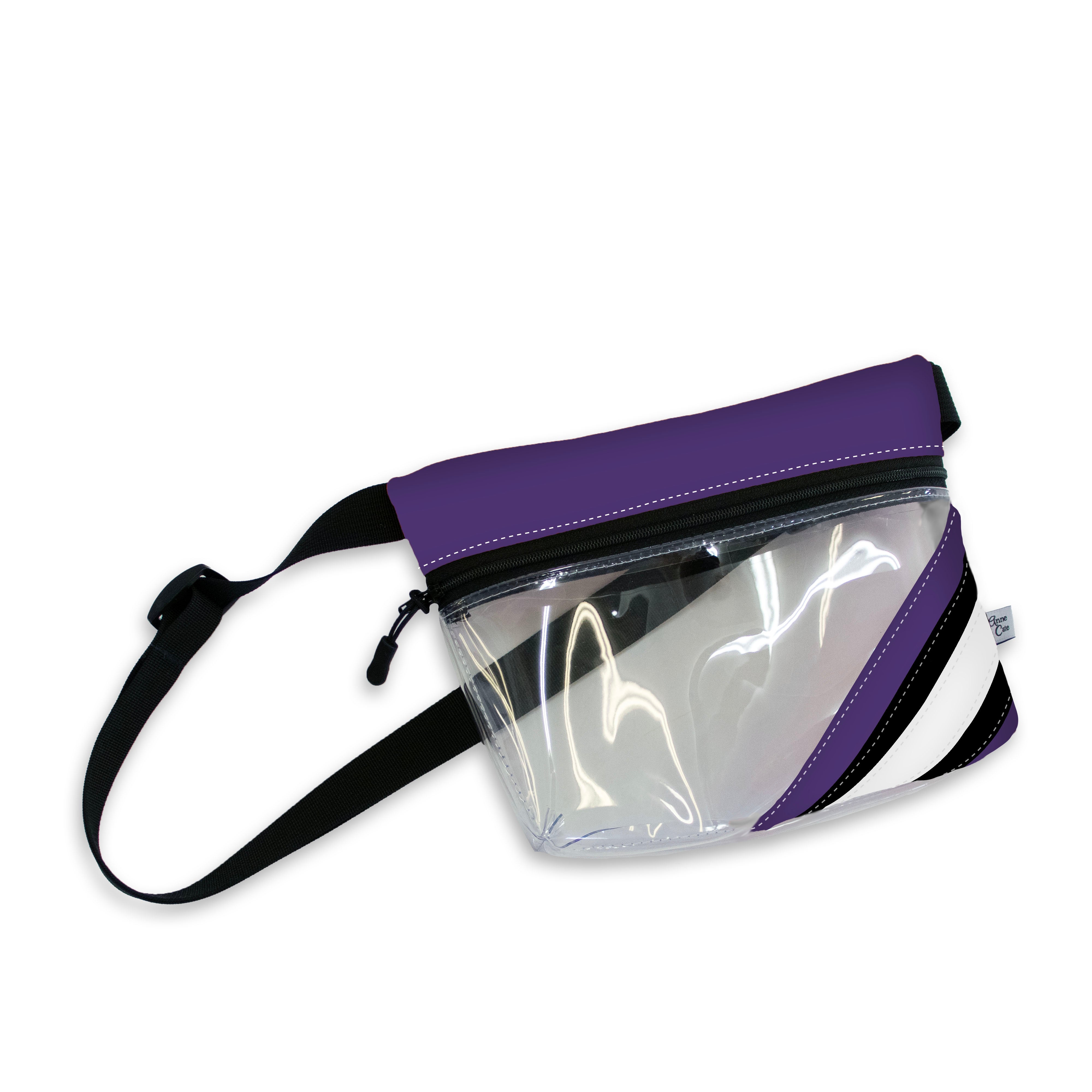 Collegiate Football Stadium Clear Stripe Game Day Fanny Pack