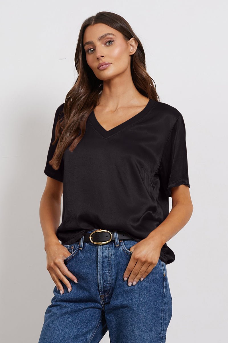 Nice & Easy V-Neck Relaxed Fit Top