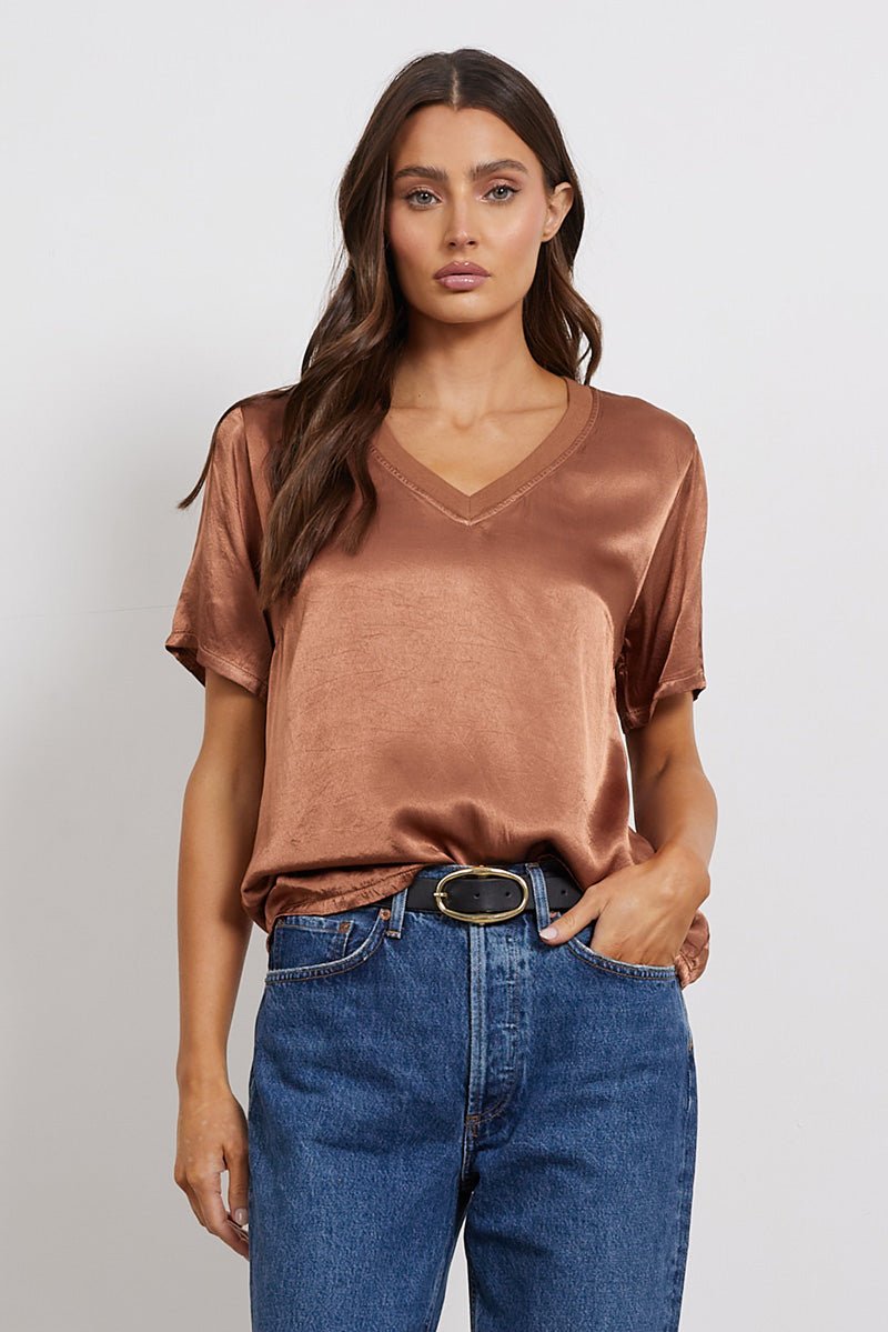 Nice & Easy V-Neck Relaxed Fit Top
