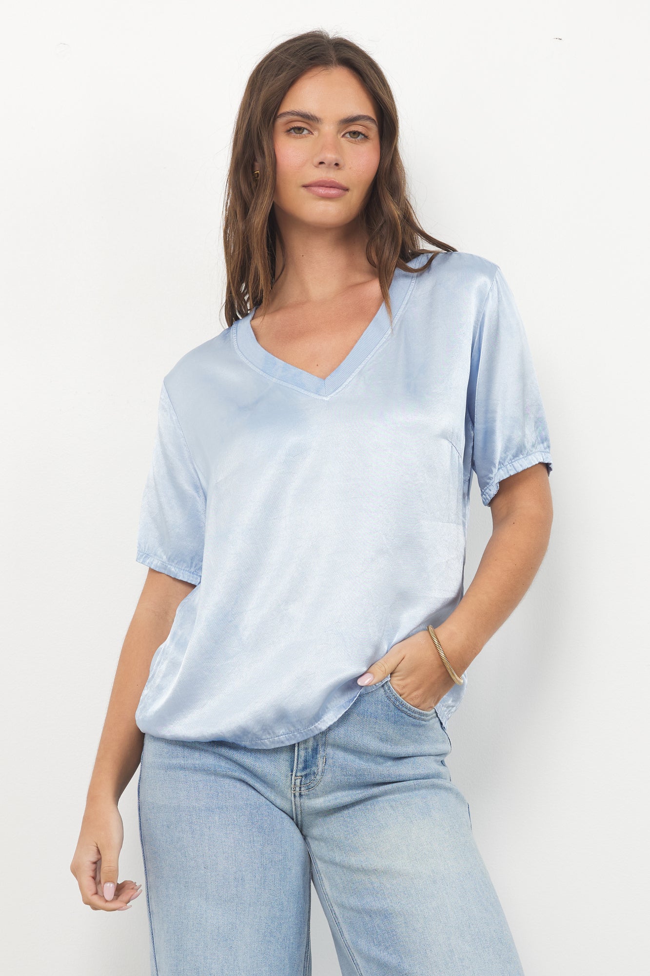 Nice & Easy V-Neck Relaxed Fit Top