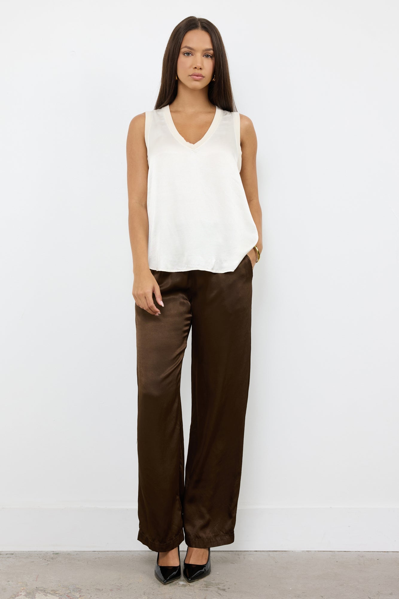 Owen Silky Wide Leg Pants