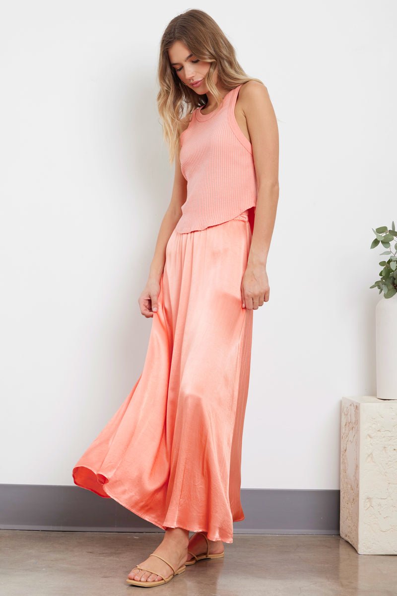 Maureen Satin Volume Skirt