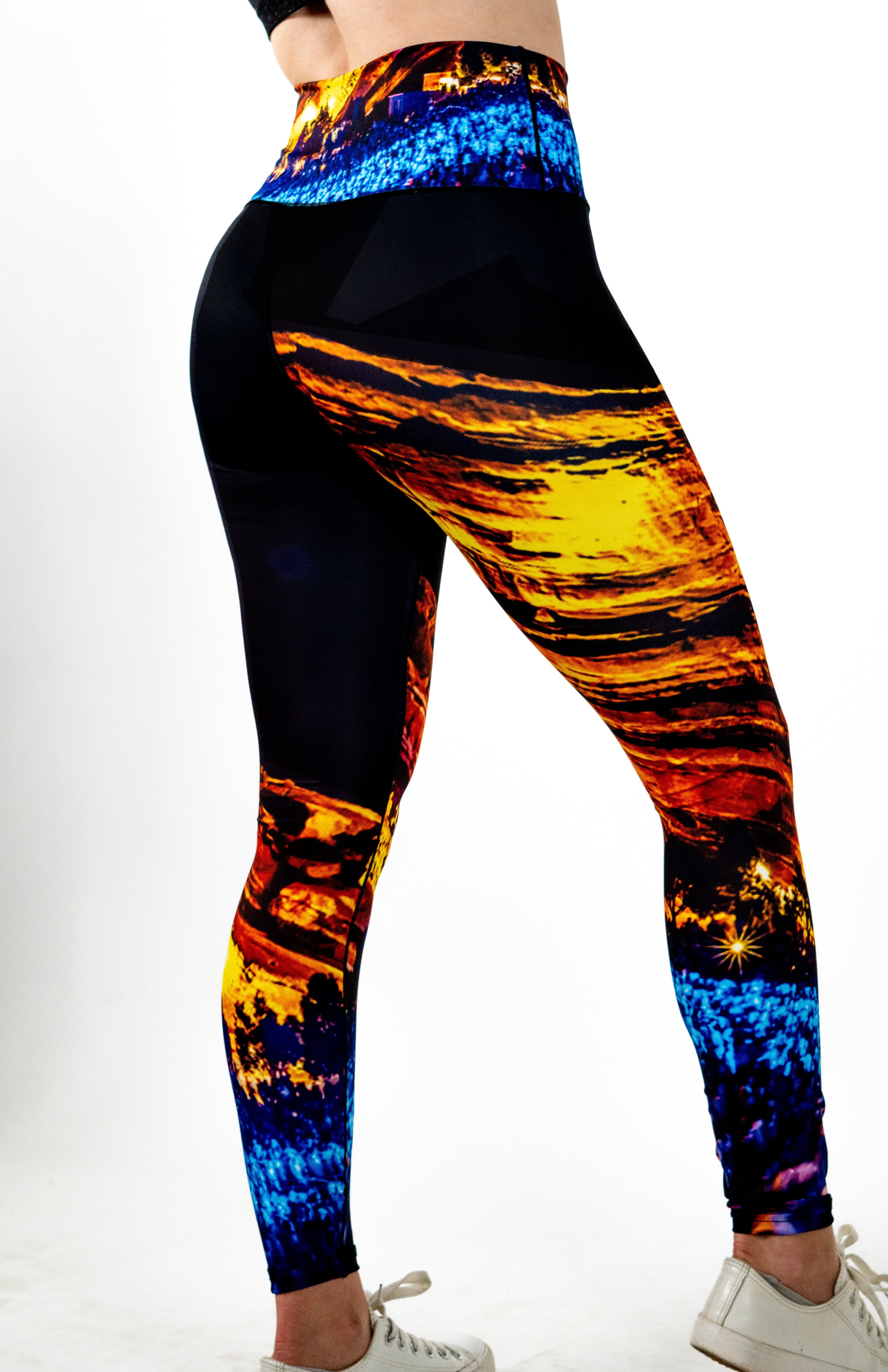 Eco-Friendly Red Rocks Concert Yoga Pants