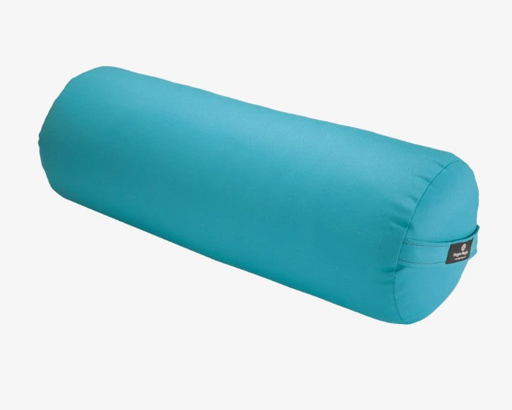 Round Firm Yoga Bolster - 100% Cotton Cover
