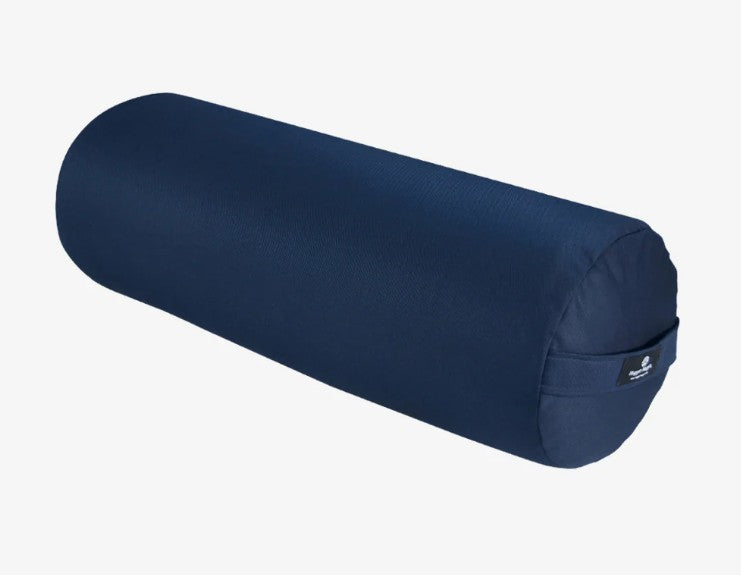 Round Firm Yoga Bolster - 100% Cotton Cover