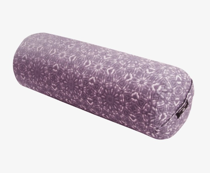 Round Firm Yoga Bolster - 100% Cotton Cover