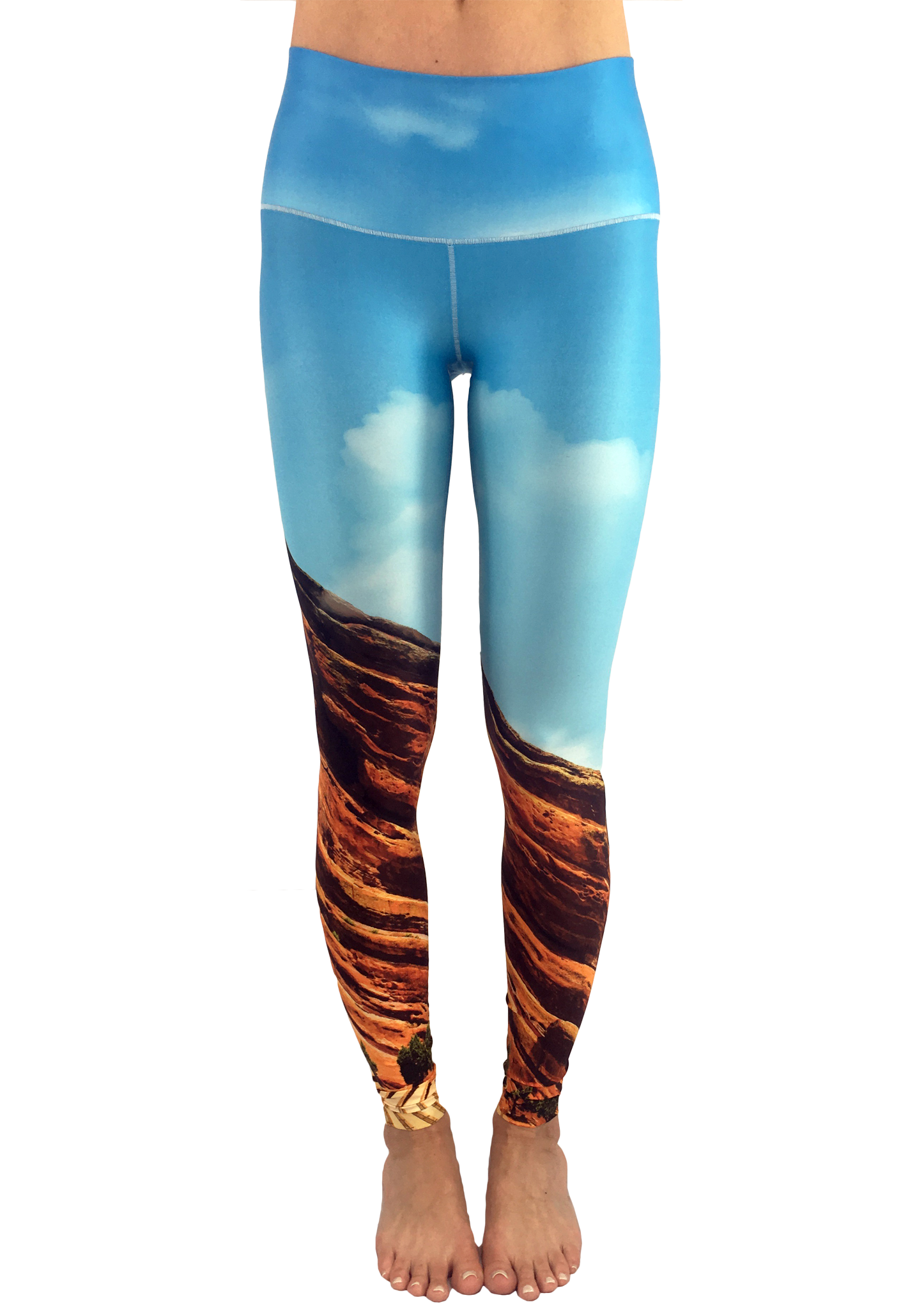 Eco-Friendly Red Rocks Daytime Yoga Pants