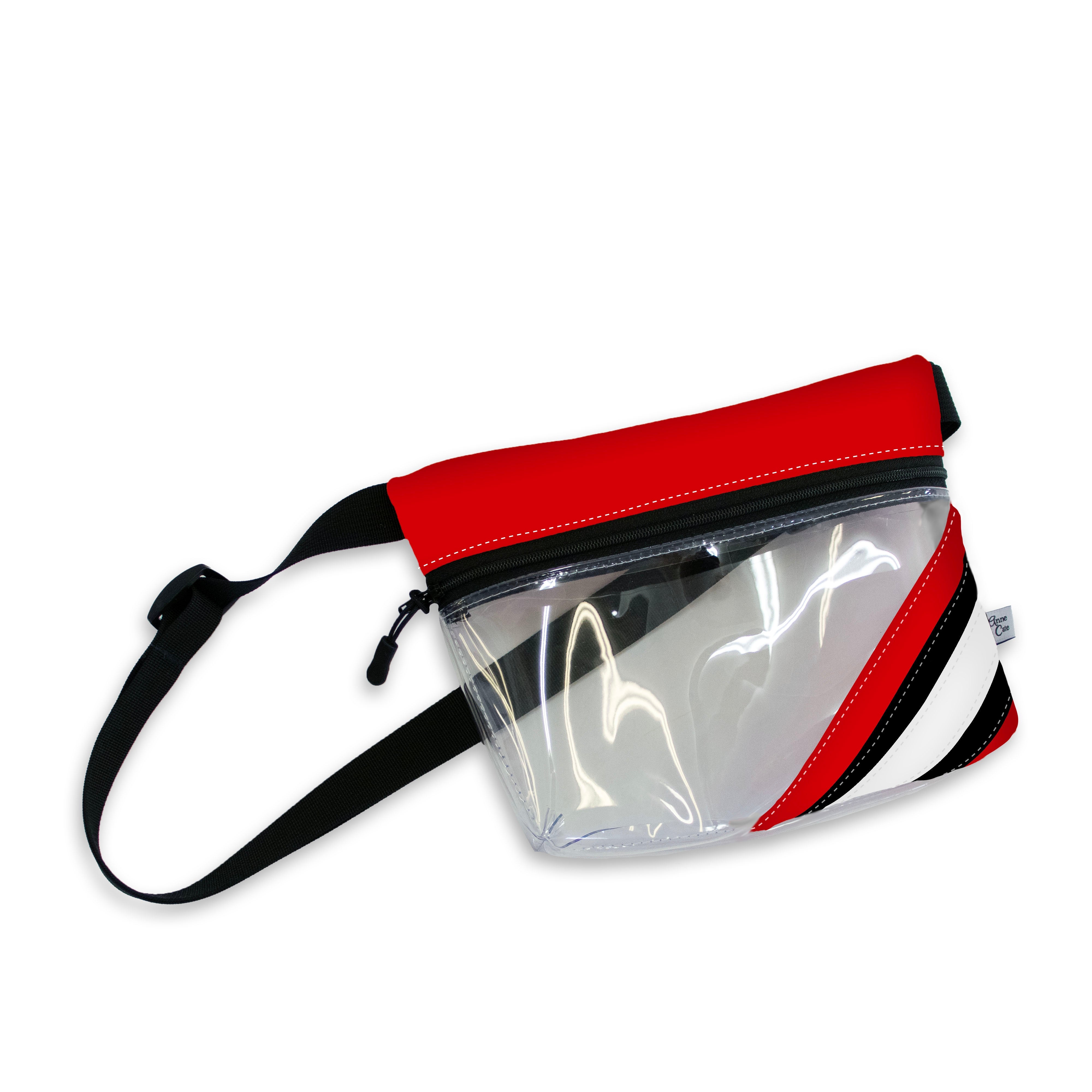 Baseball Ballpark Clear Stripe Game Day Fanny Pack