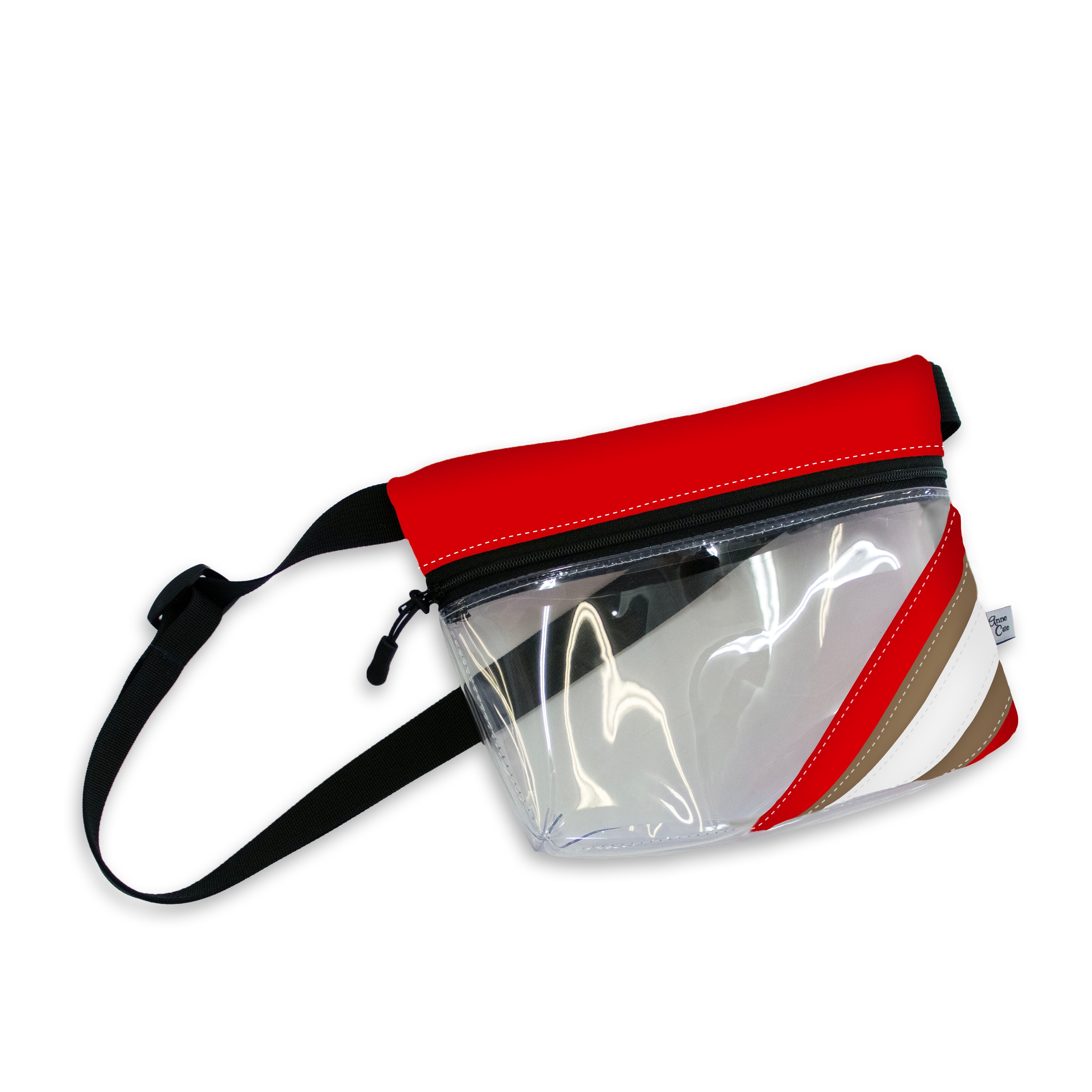 Baseball Ballpark Clear Stripe Game Day Fanny Pack