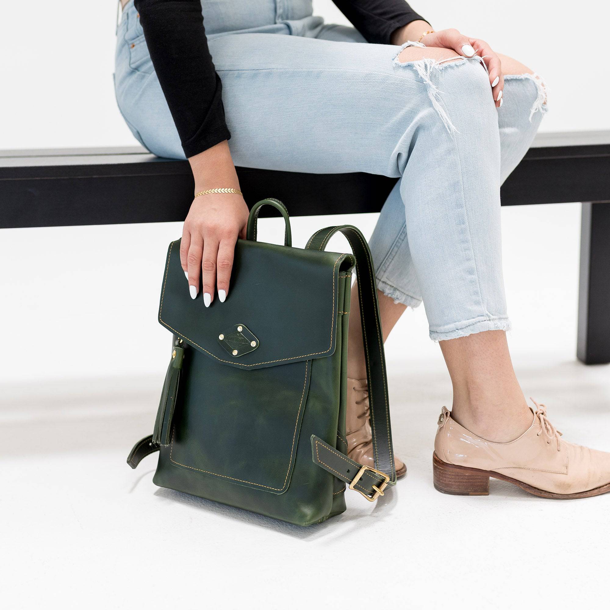 Premium Leather Rucksack