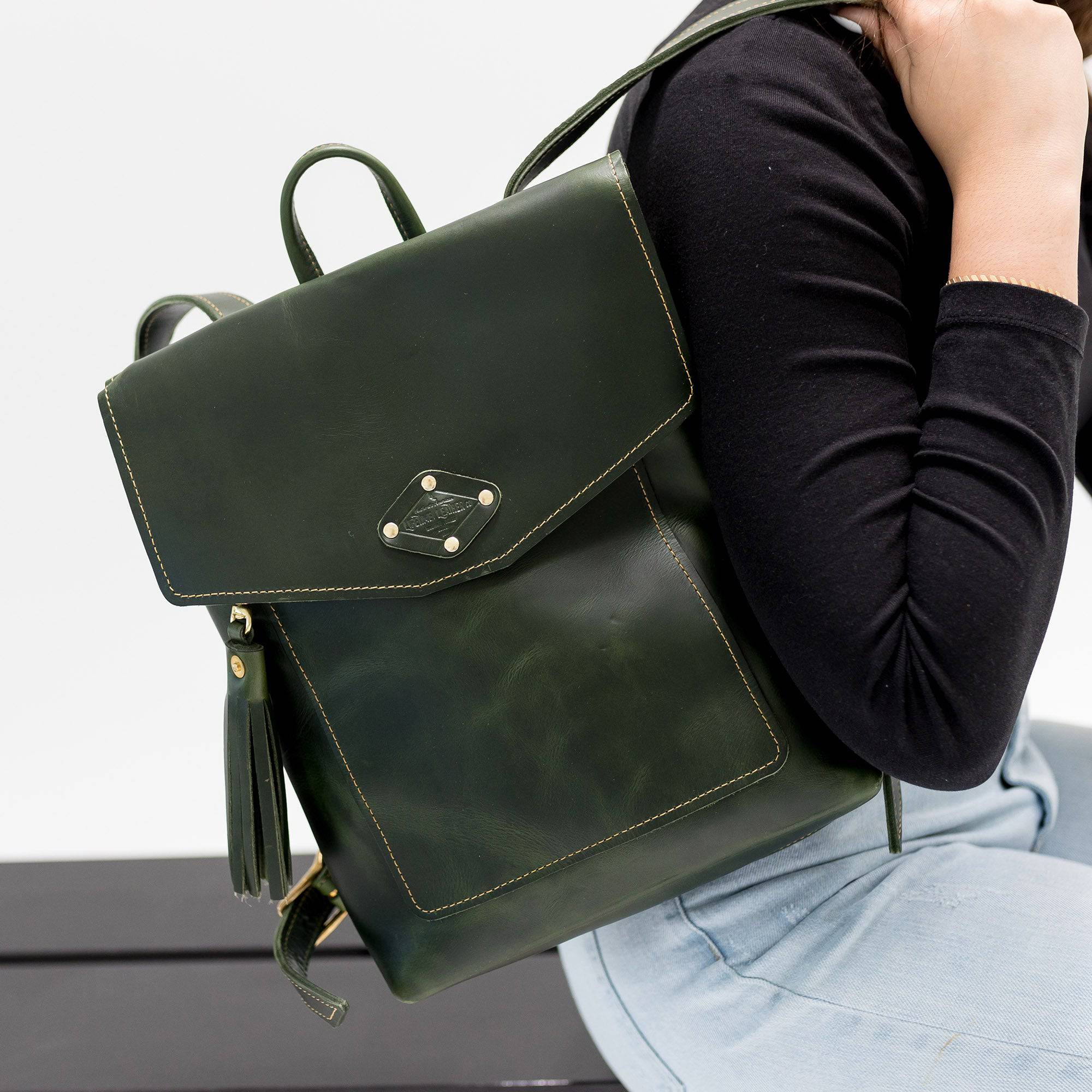 Premium Leather Rucksack
