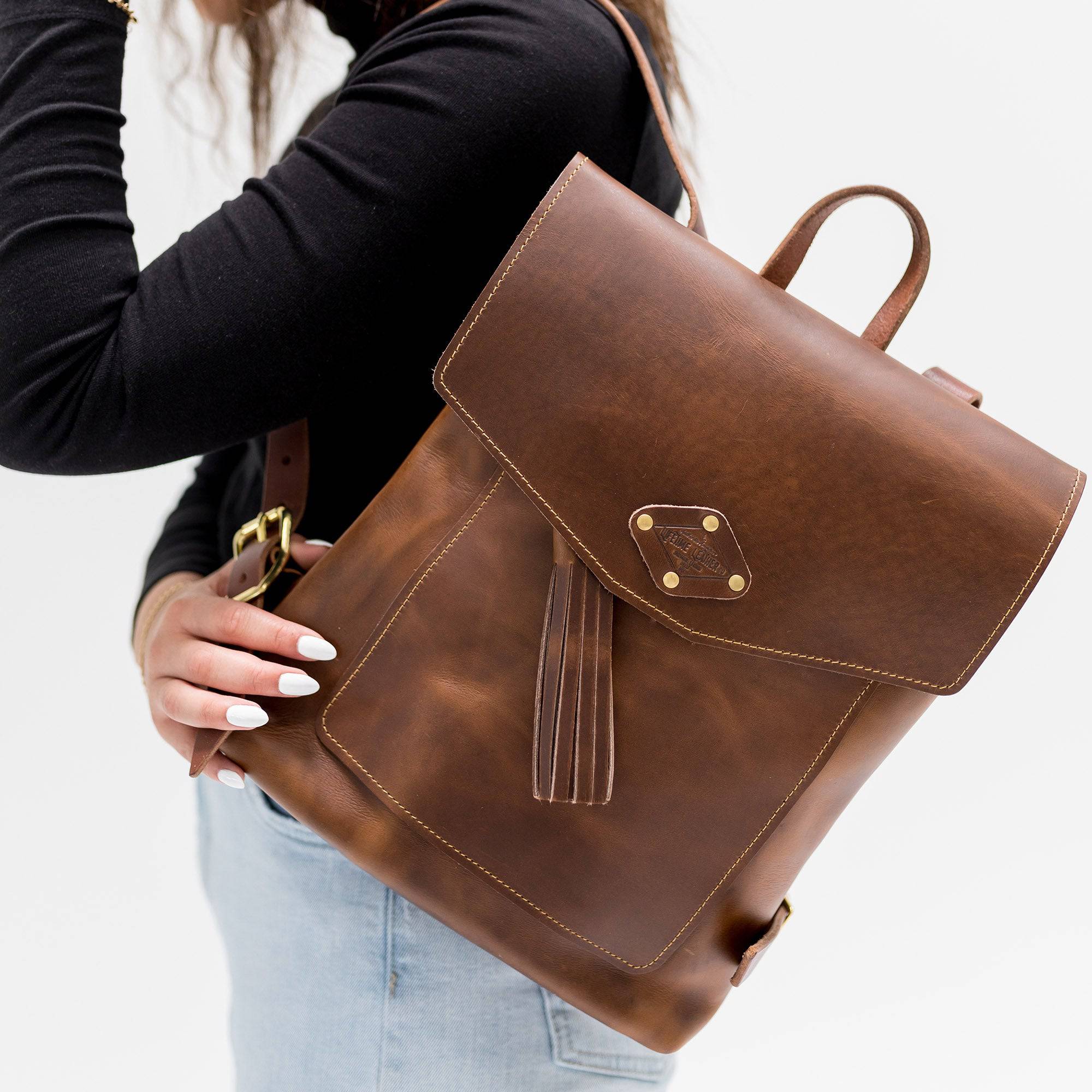 Premium Leather Rucksack