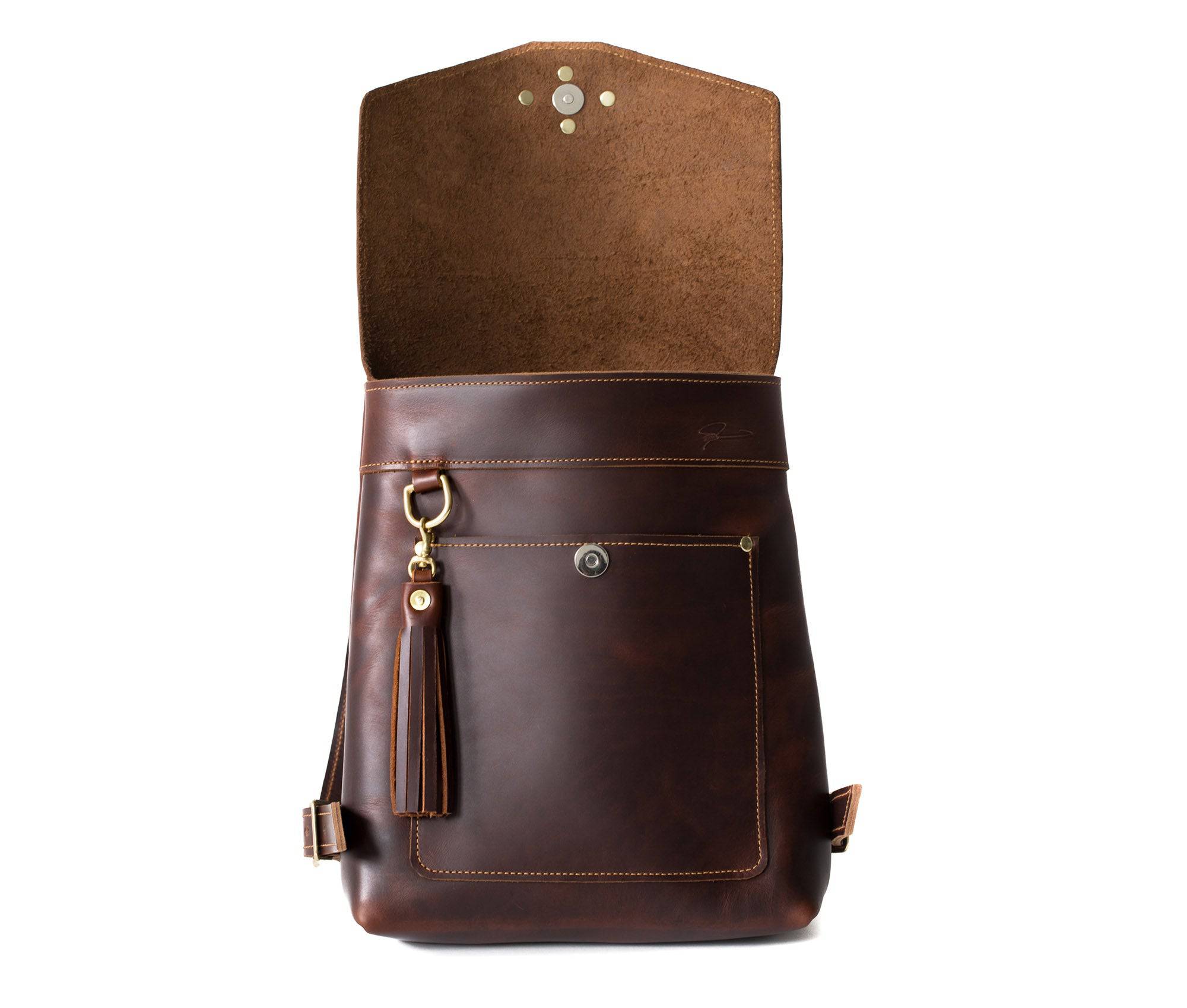 Premium Leather Rucksack