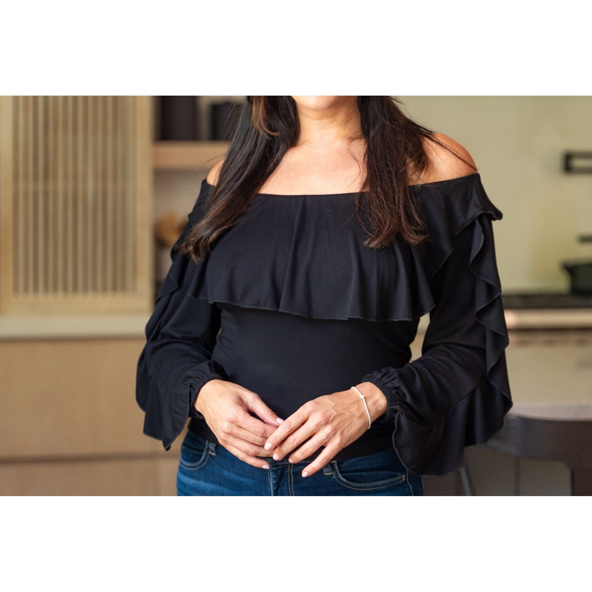 Vixen Long Sleeve Blouse with Light Hug®
