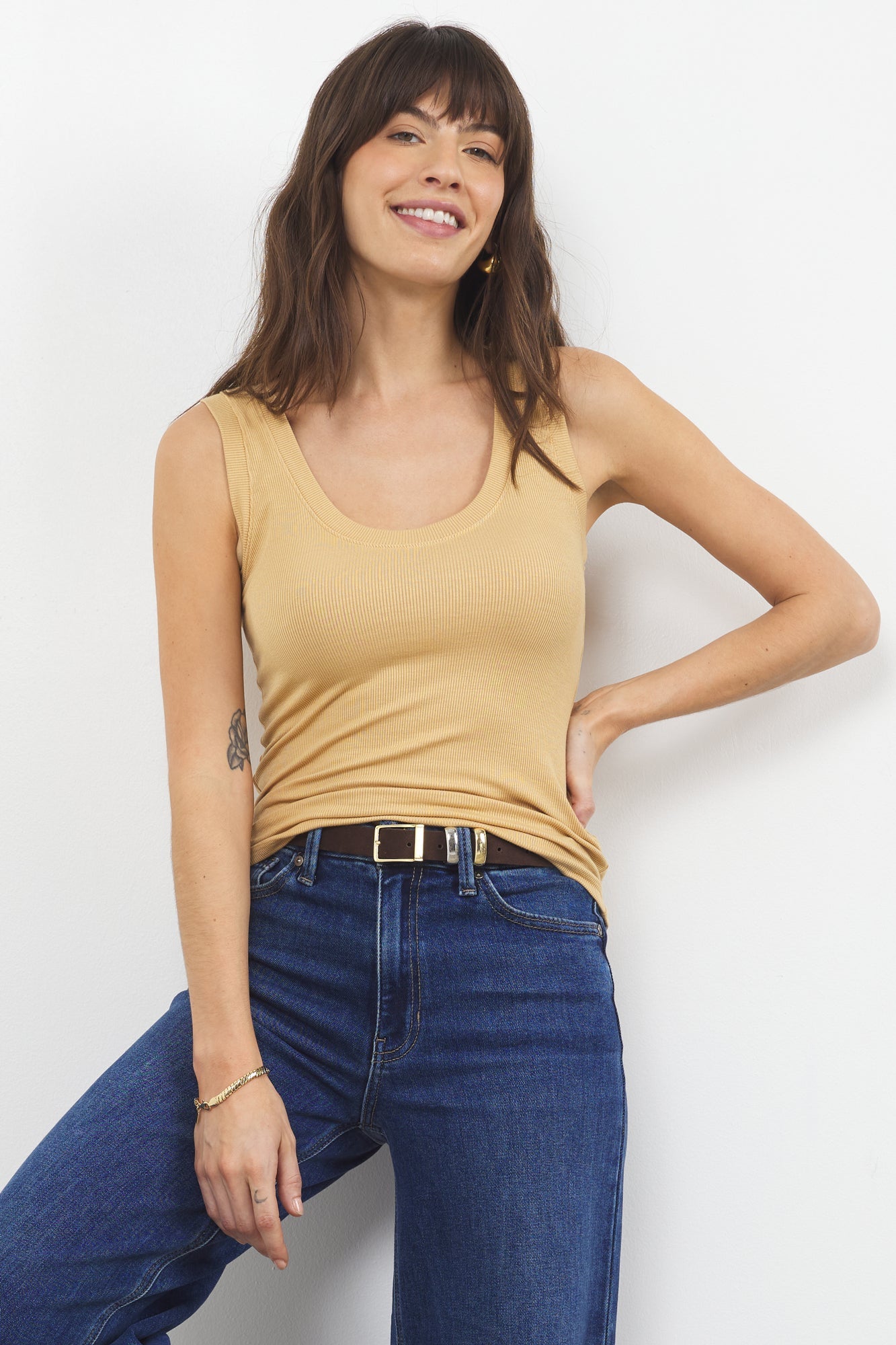 New You Soft Rib Tank Top